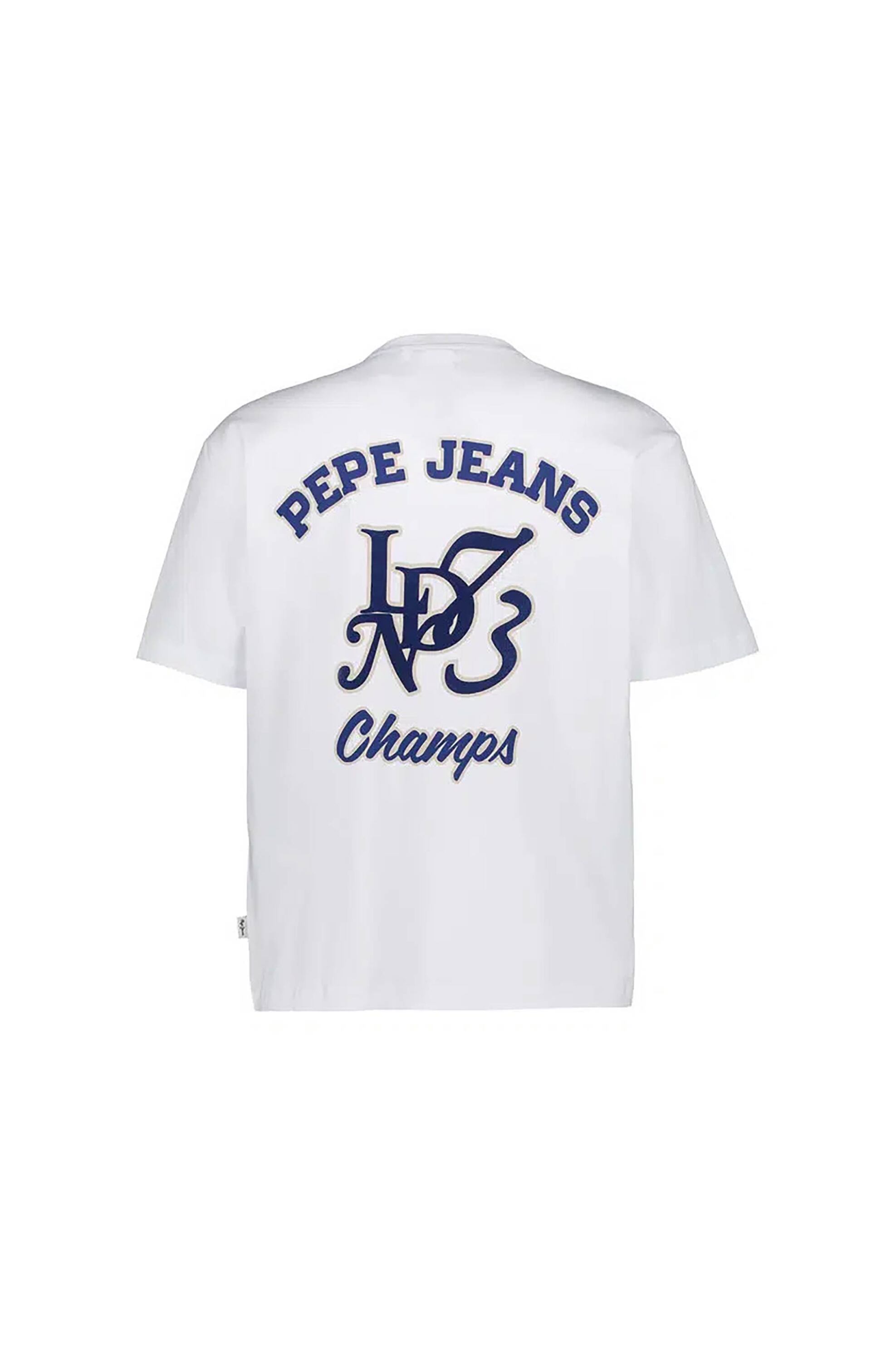 Pepe Jeans Ανδρικό T-Shirt με Print Regular Fit Job - Pm5010408 Λευκό