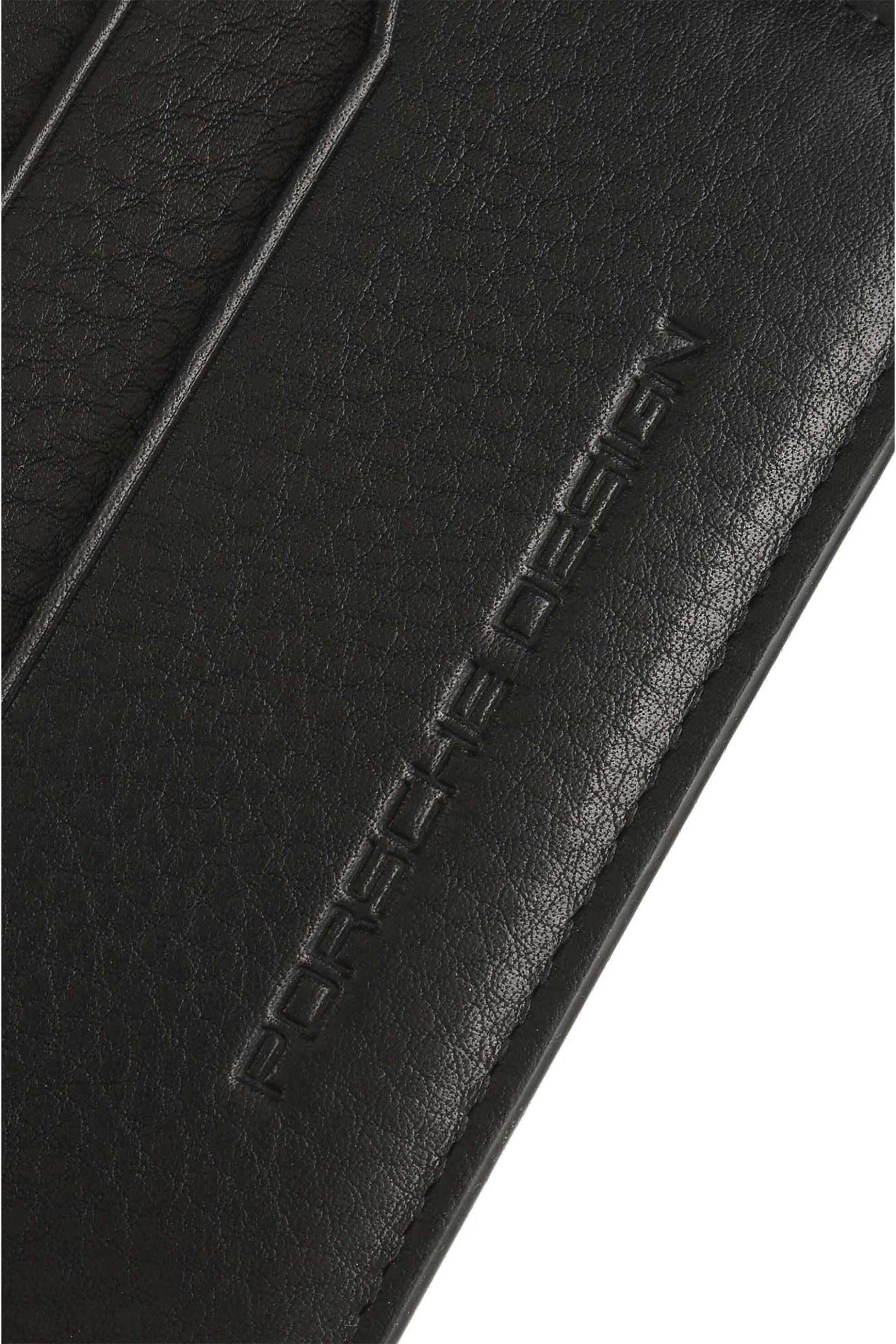 Porsche Design ανδρική δερμάτινη θήκη για κάρτες με ανάγλυφο logo 10 x 7,8 cm "Cardholder 8 Black" - OSO09918.001 φωτογραφία