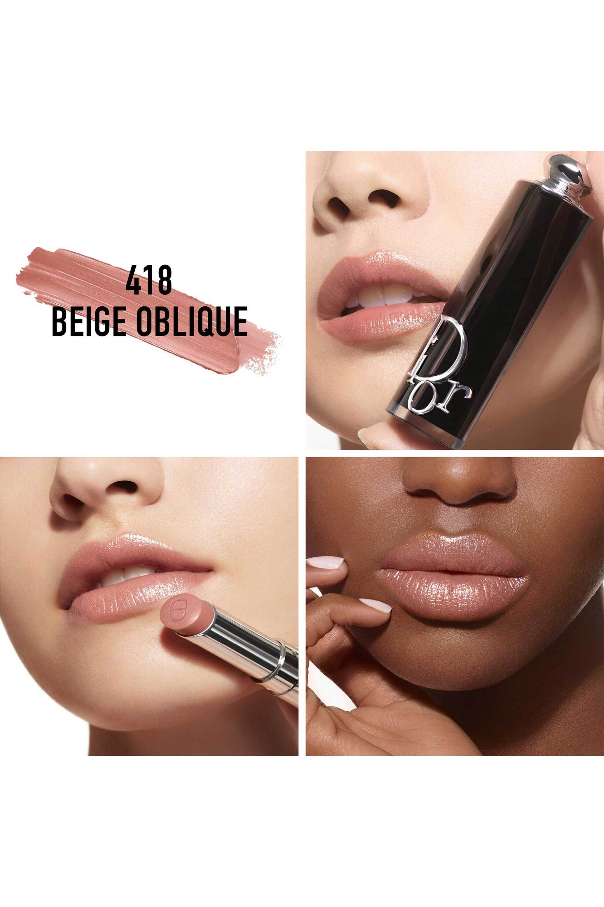 Diοr Addict - Shine Lipstick - 90% Natural Origin - Refillable 3,2 gr - C029100418 418 Beige oblique φωτογραφία