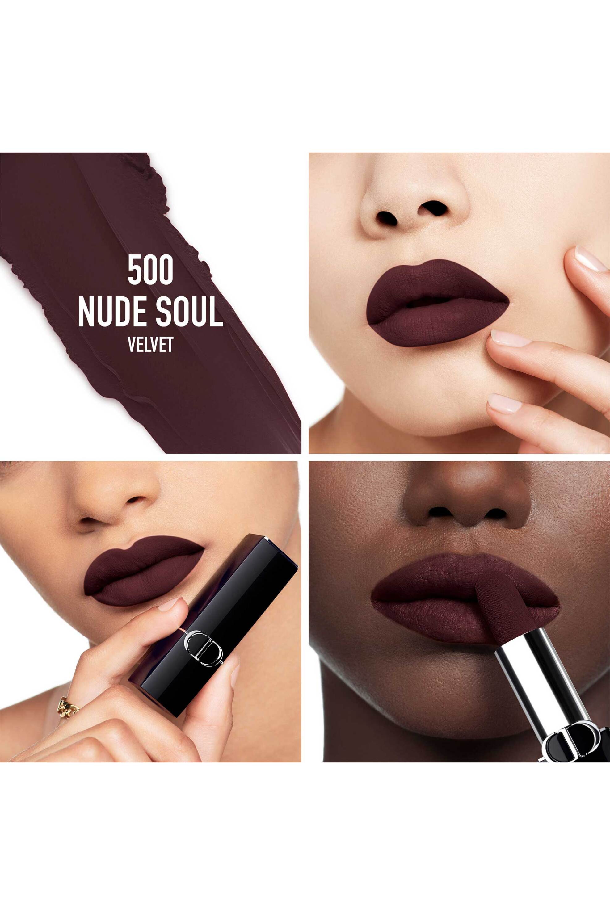 Dior Rouge Dior The Refill Lipstick Refill - 2 Finishes: Velvet and Satin 500 Nude Soul Velvet Finish φωτογραφία