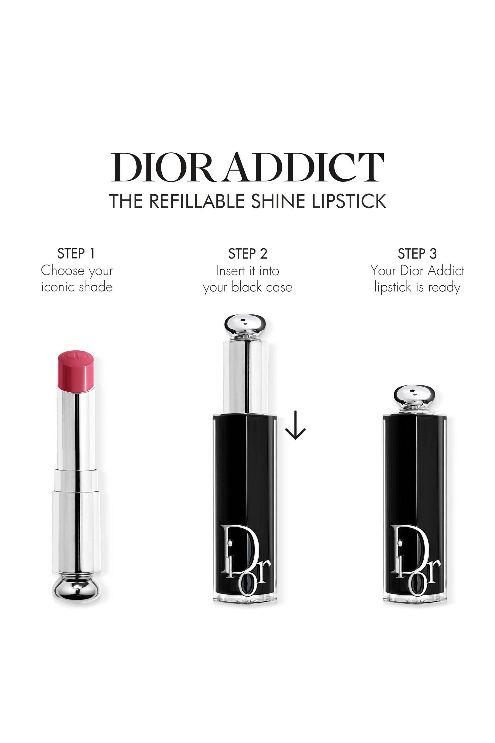 Diοr Addict Refill - Shine Lipstick Intense Color 90% Natural-Origin Ingredients 3 2 Gr 481 Désir