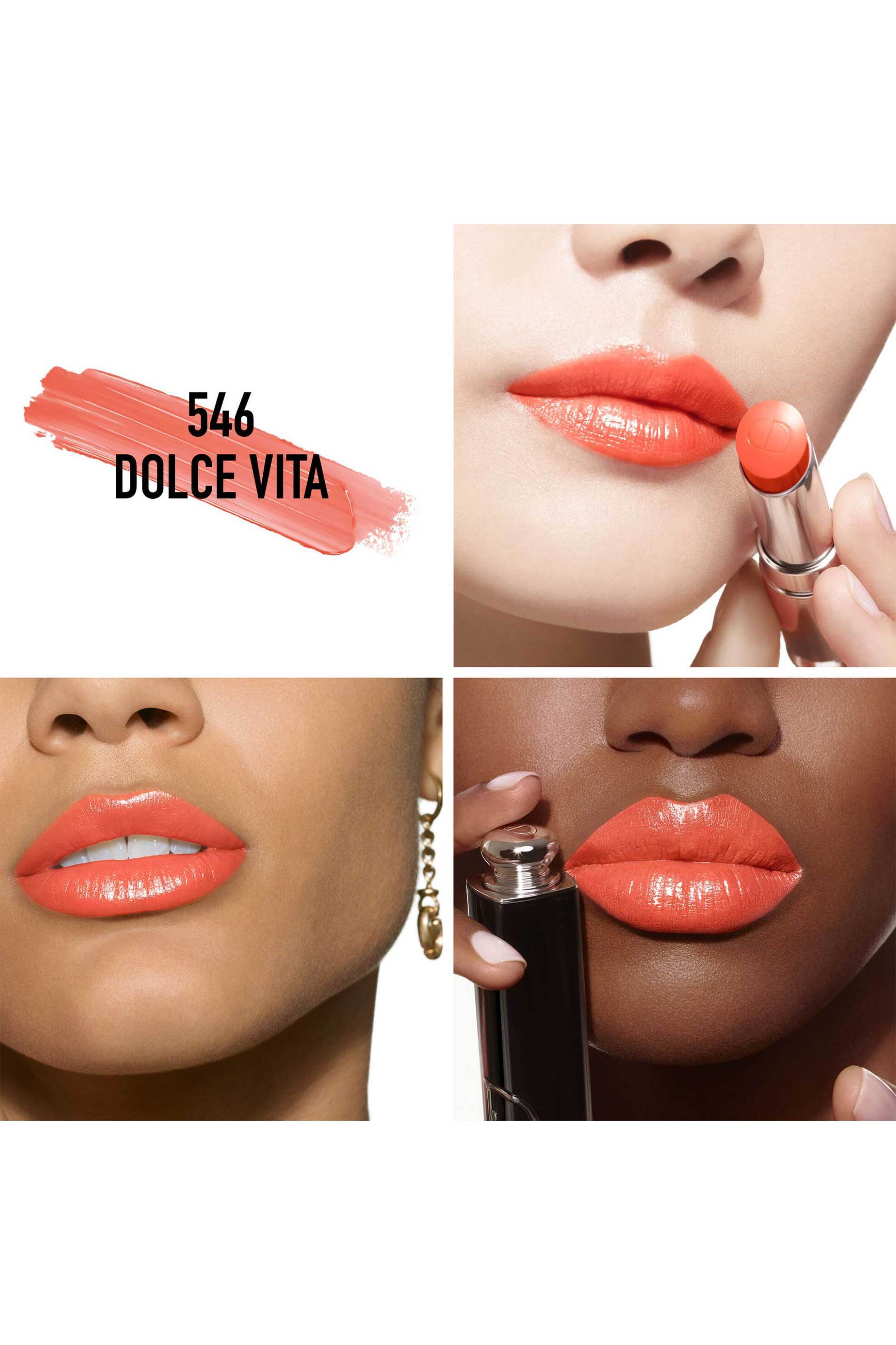 Diοr Addict Refill - Shine Lipstick Intense Color 90% Natural-Origin Ingredients 3 2 Gr 546 Dolce Vita