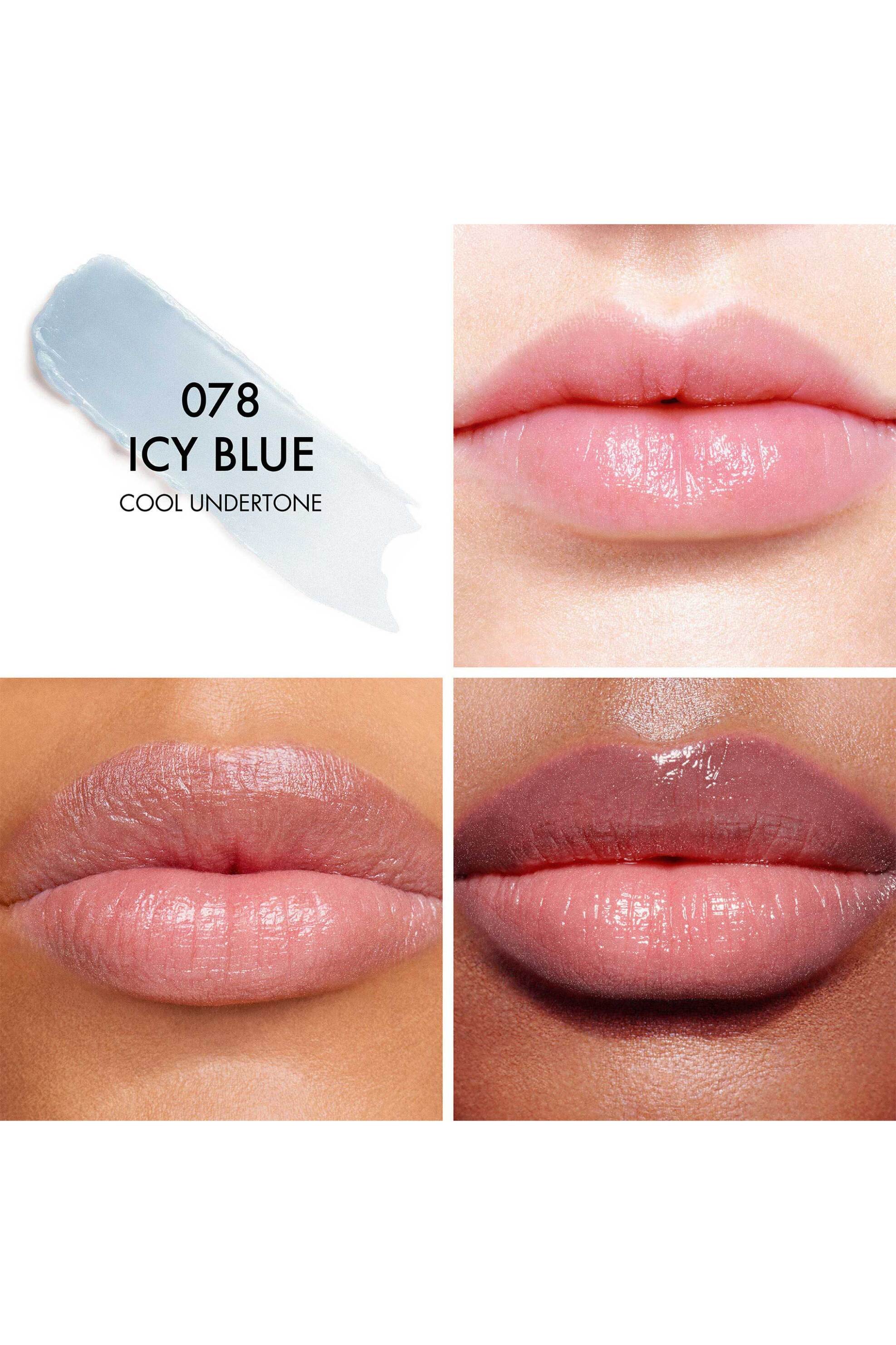 Dior Addict Lip Glow 48-Hour Hydrating Lip Balm - pH-Activated Color 3,2 gr - C045700001 078 Icy Blue Cool Undertone φωτογραφία