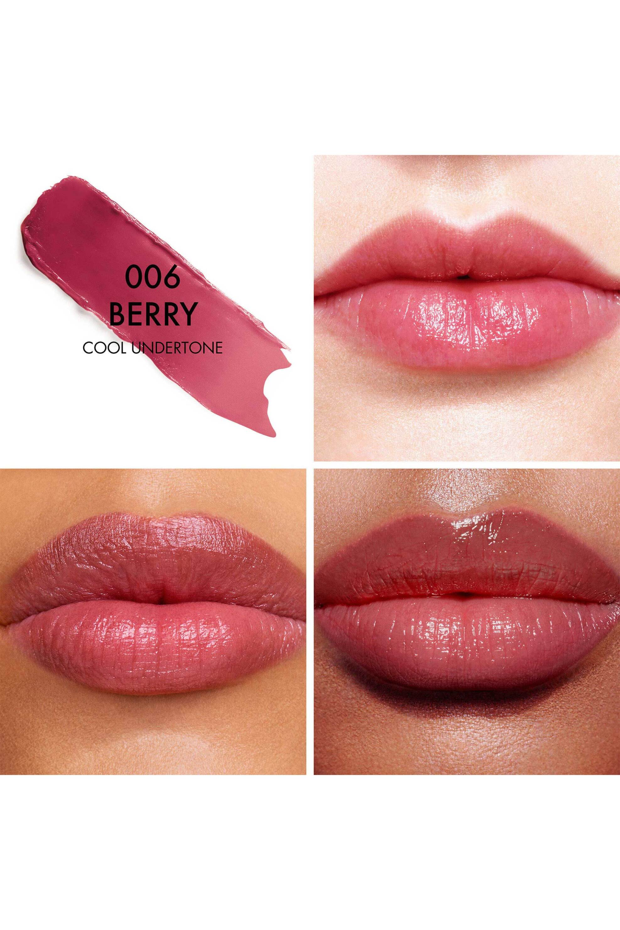 Dior Addict Lip Glow 48-Hour Hydrating Lip Balm - pH-Activated Color 3,2 gr - C045700001 006 Berry Cool Undertone φωτογραφία