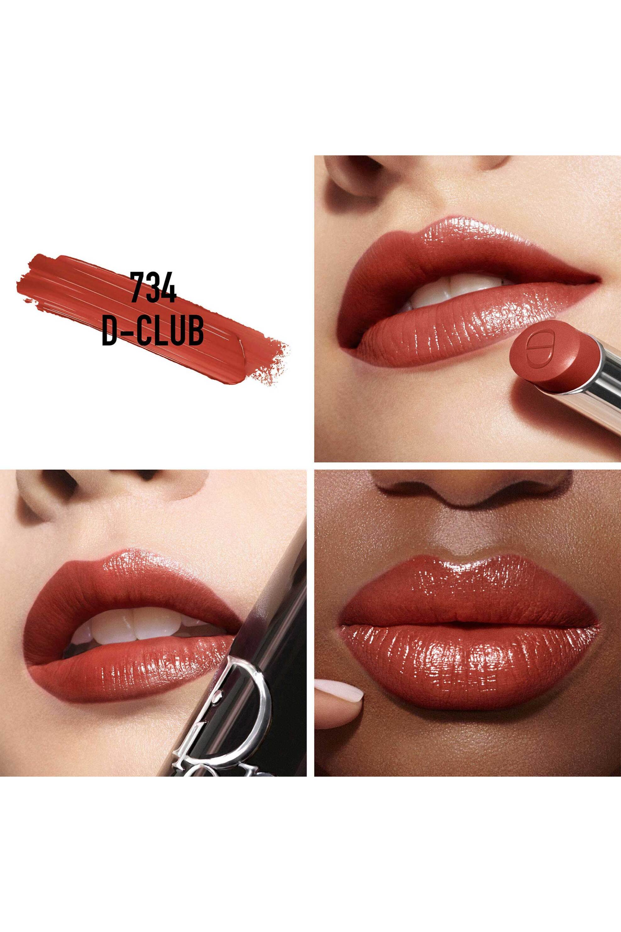 Diοr Addict - Shine Lipstick - 90% Natural Origin - Refillable 3,2 gr 734 D-Club φωτογραφία