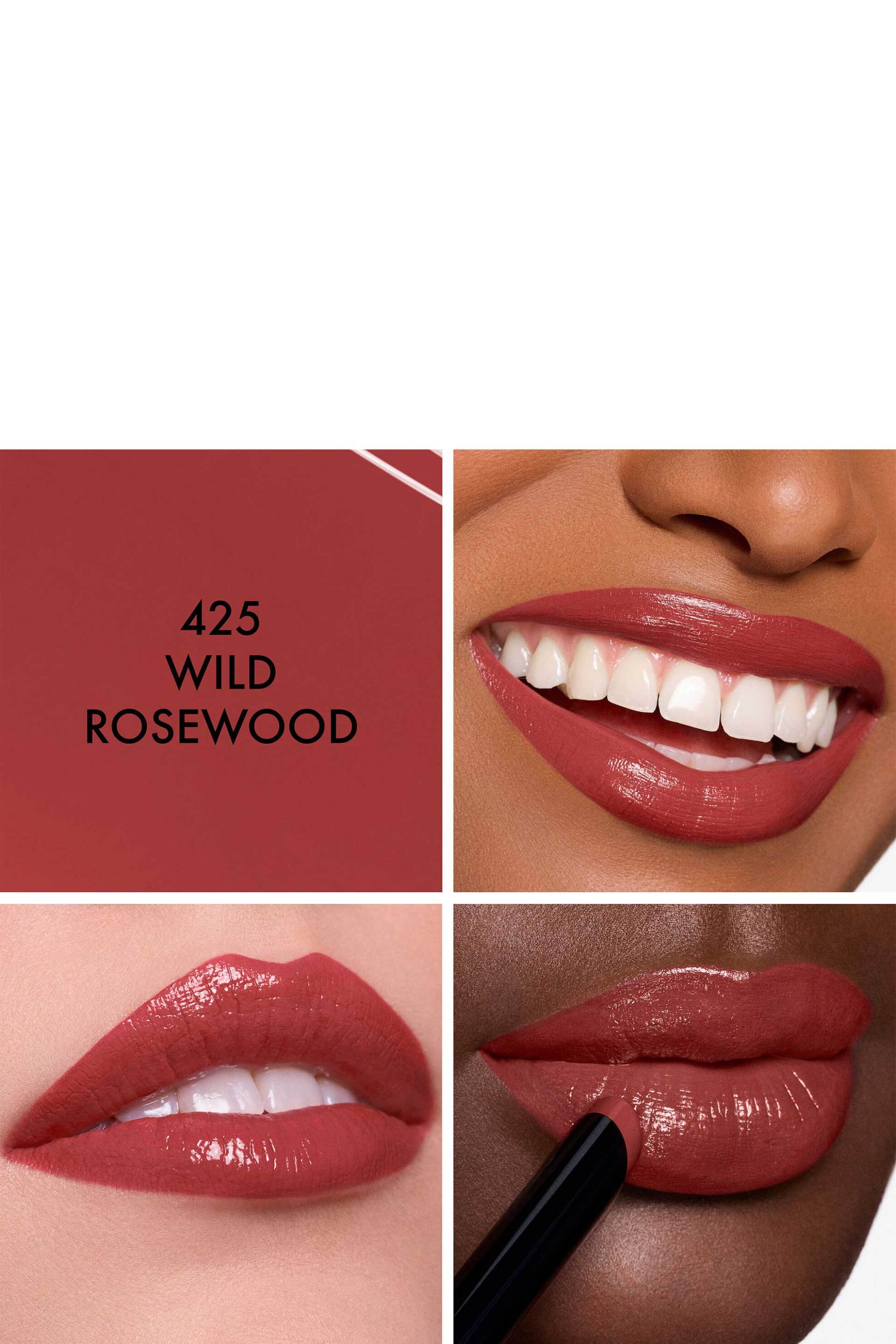 Dior Rouge On Stage Ultra-Long-Wearing Lipstick With A Shine Finish 2 Gr - E000000812 425 Wild Rosewood
