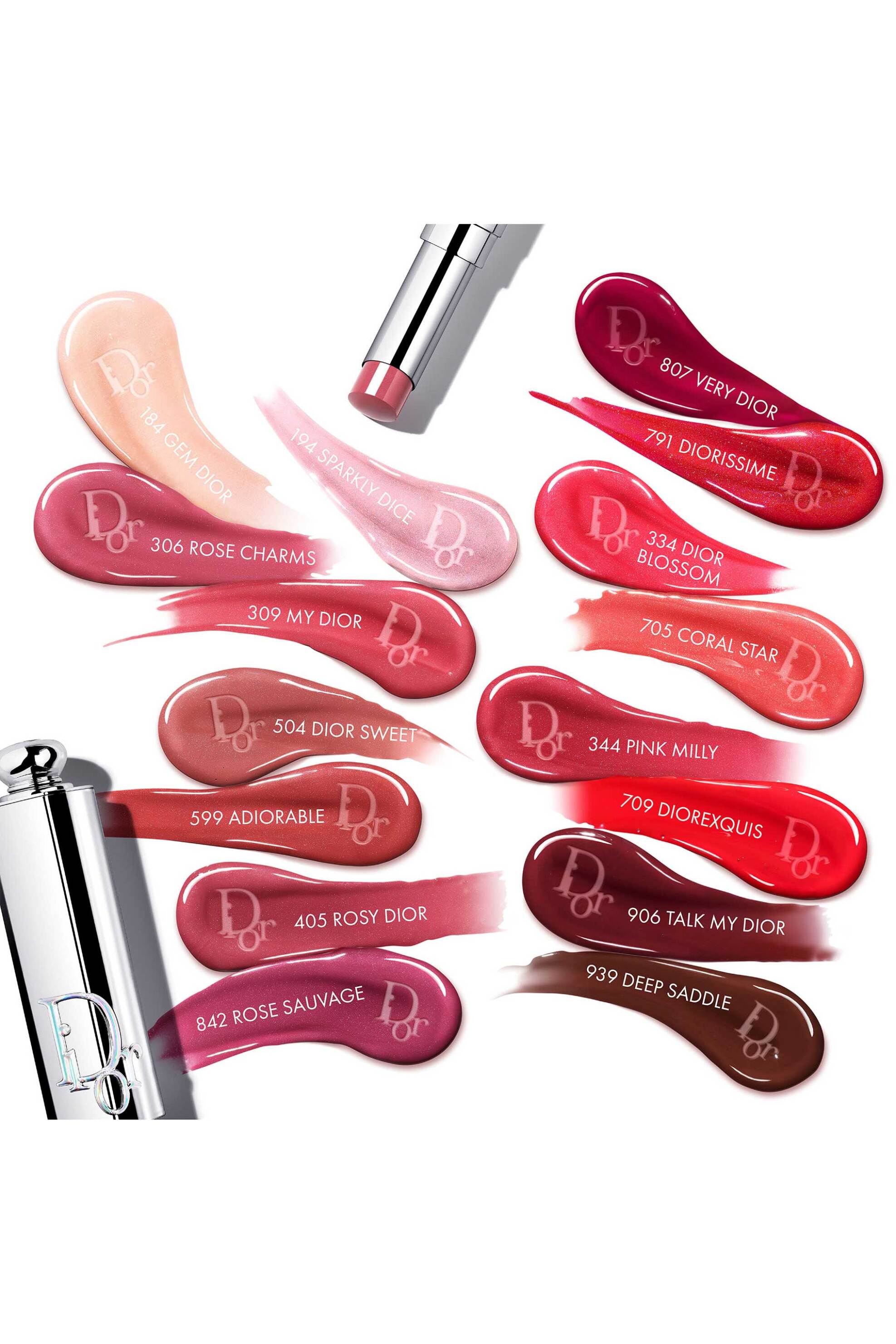 Dior Addict Glass Lipstick Ultra-Shine And Hydrating Lip Gloss Stick 2 7 Gr - E000001554 709 Diorexquis