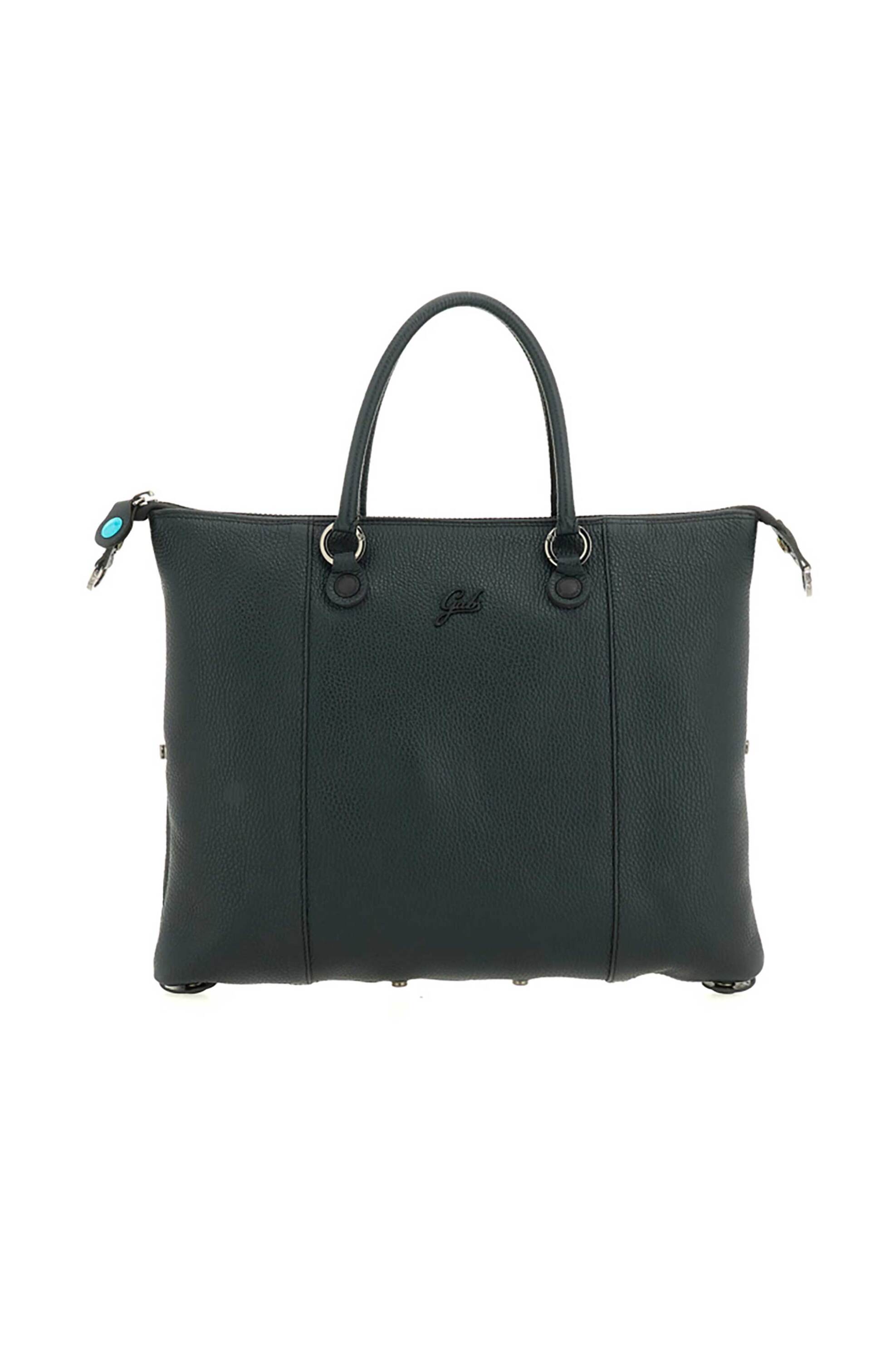 Gabs γυναικεία δερμάτινη πολυμορφική τσάντα shopper μονόχρωμη με μεταλλικό λογότυπο "G3 Plus Size M" | ONE SIZE