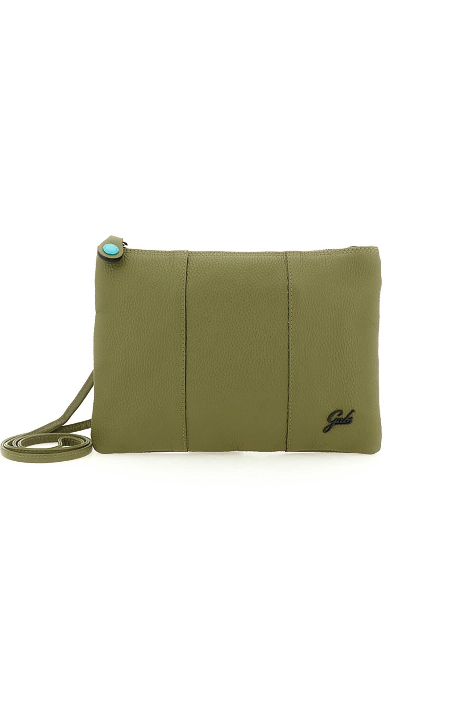 GABS Gabs γυναικεία δερμάτινη τσάντα crossbody μονόχρωμη με μεταλλικό λογότυπο "Beyonce M" - G000040T2X2428 Πράσινο