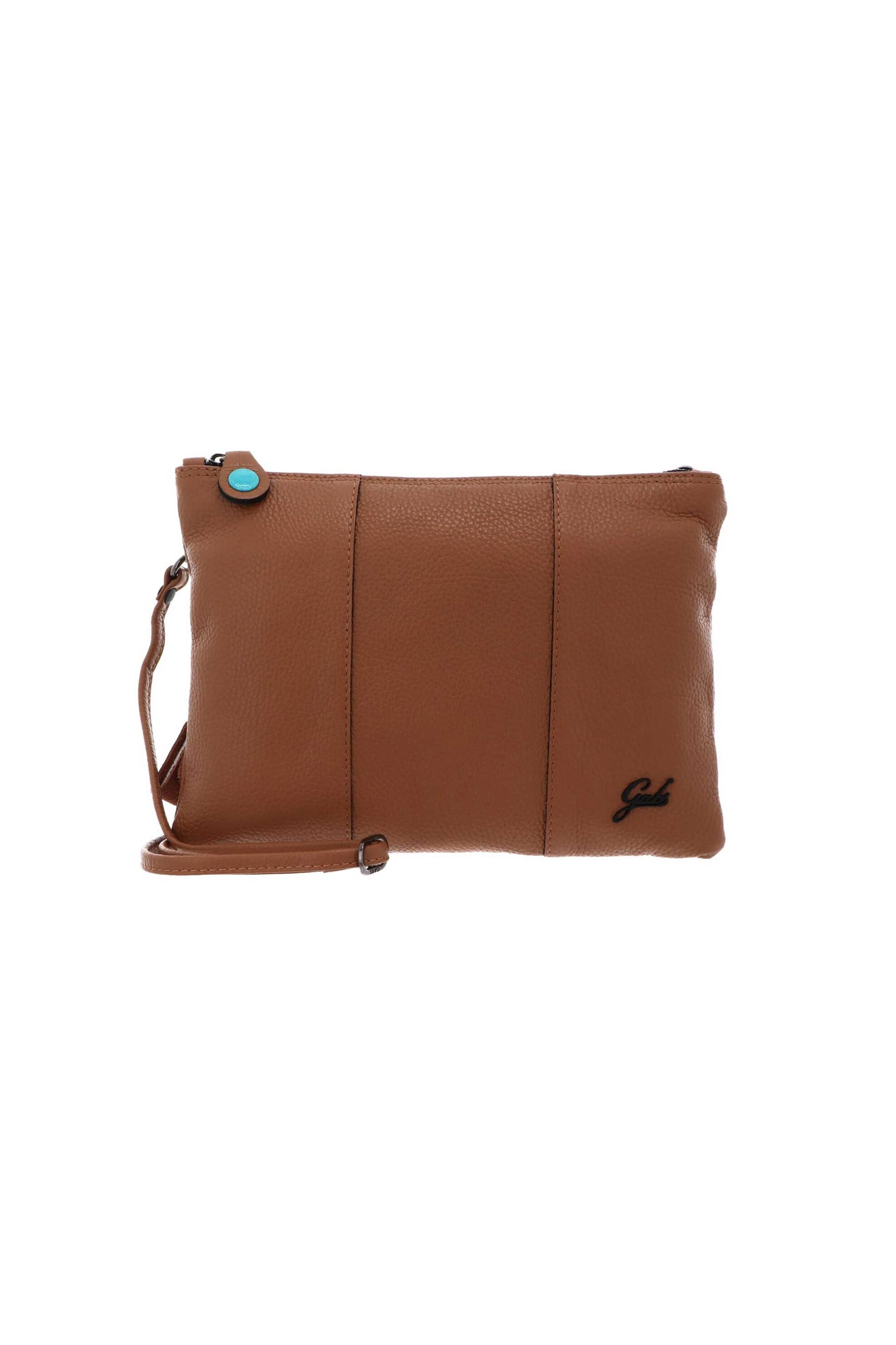 GABS Gabs γυναικεία δερμάτινη τσάντα crossbody μονόχρωμη με μεταλλικό λογότυπο "Beyonce M" - G000040T2X2428 Καμηλό