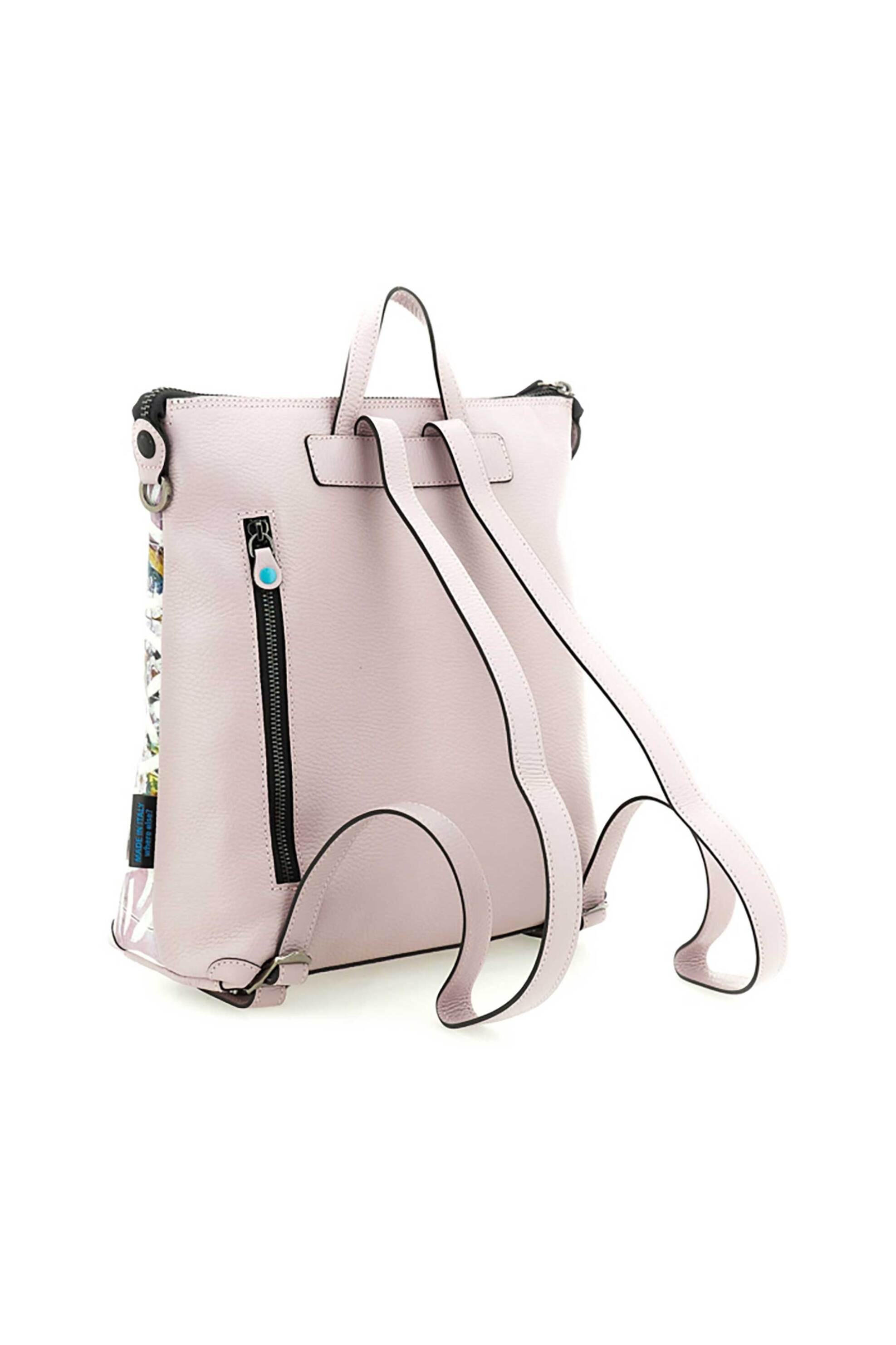 GABS Gabs γυναικείο δερμάτινο backpack με all-over print "Lolita M" - G007070T2X2361 Σάπιο Μήλο - 3