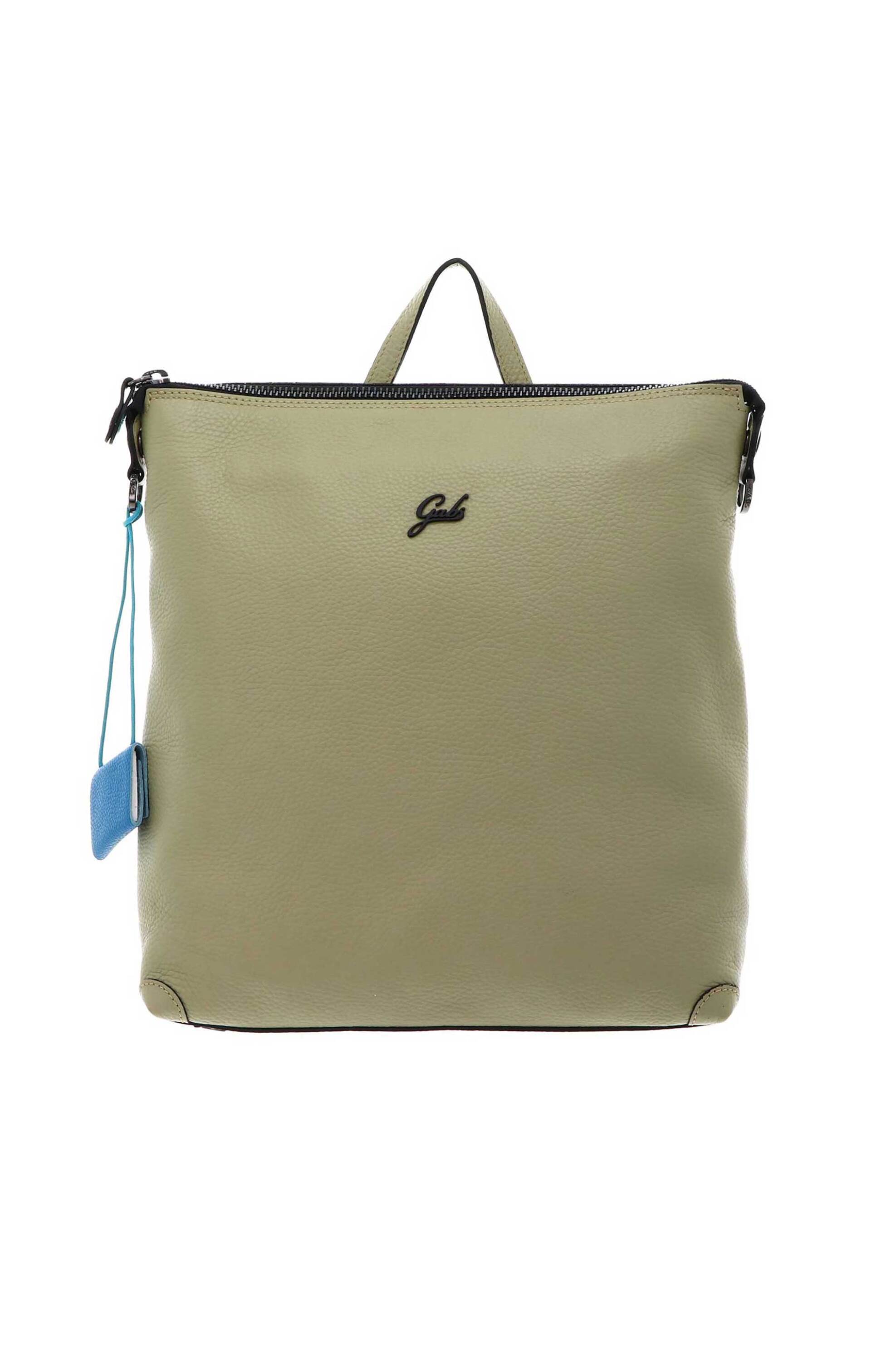 GABS Gabs γυναικείο δερμάτινο backpack μονόχρωμο με μεταλλικό λογότυπο "Lolita M" - G007070T2X2428 Taupe