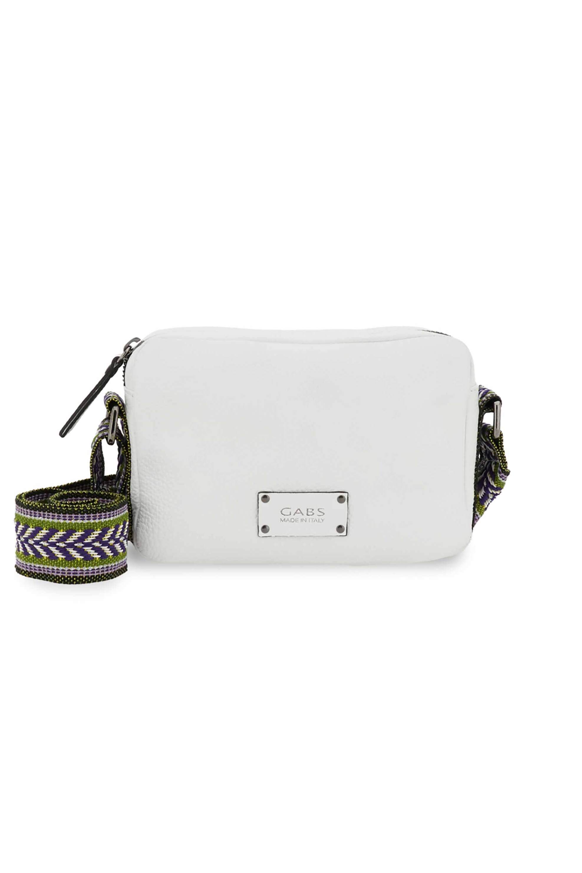 GABS Gabs γυναικεία δερμάτινη τσάντα ώμου/crossbody "Naia" (M) - G011410T2X2801 Λευκό - 2