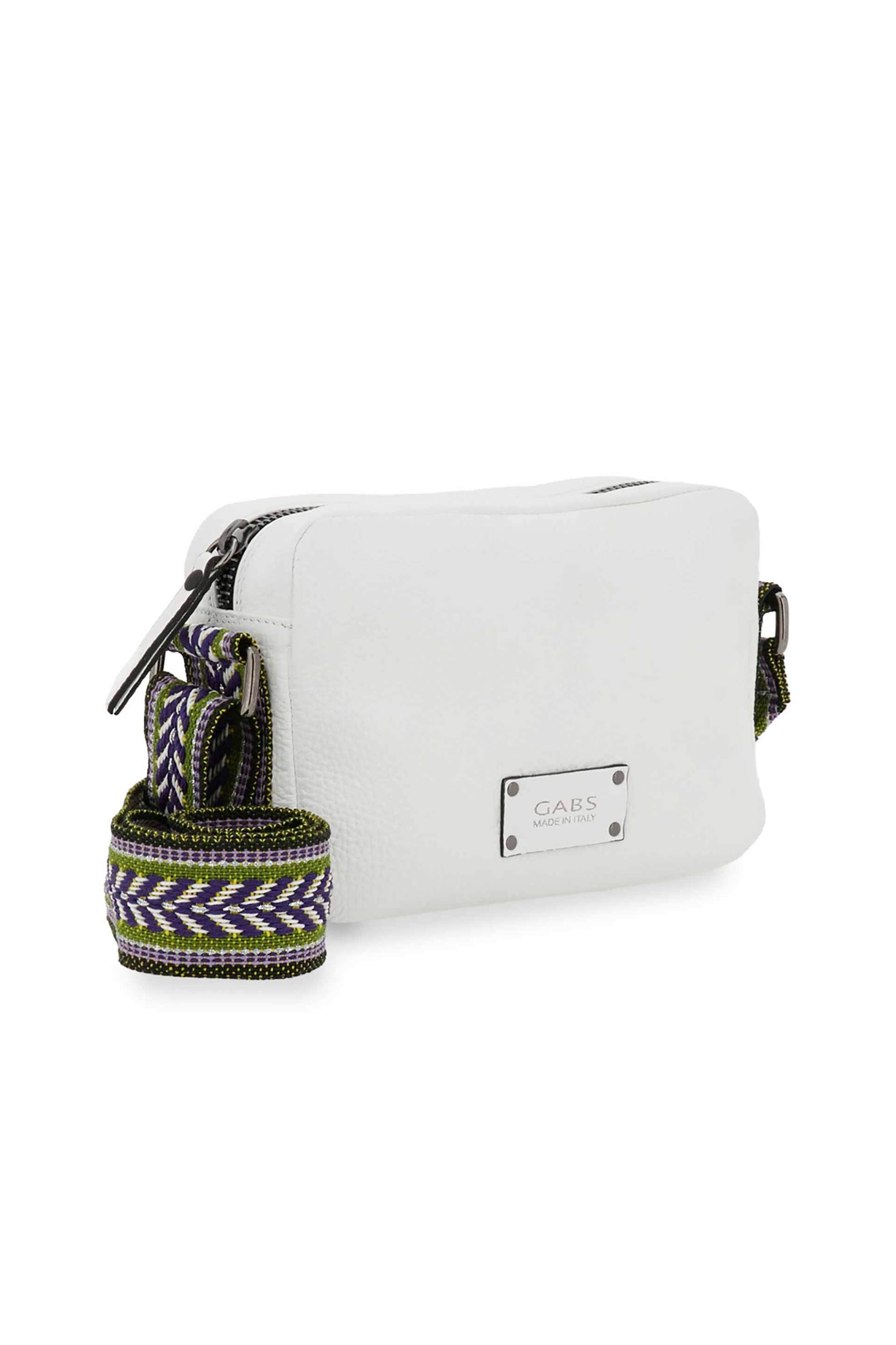 GABS Gabs γυναικεία δερμάτινη τσάντα ώμου/crossbody "Naia" (M) - G011410T2X2801 Λευκό - 4
