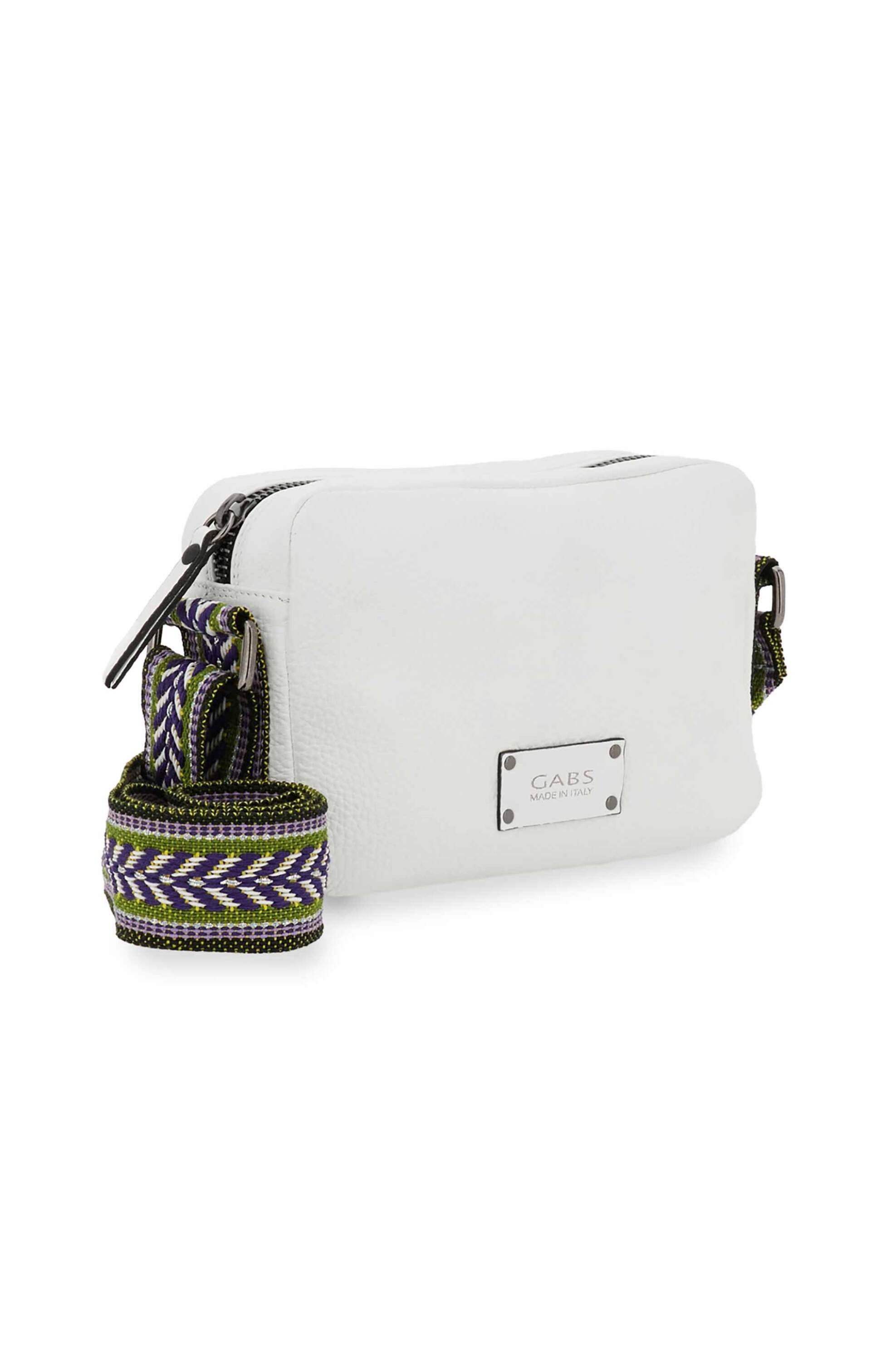 GABS Gabs γυναικεία δερμάτινη τσάντα ώμου/crossbody "Naia" (M) - G011410T2X2801 Λευκό - 3