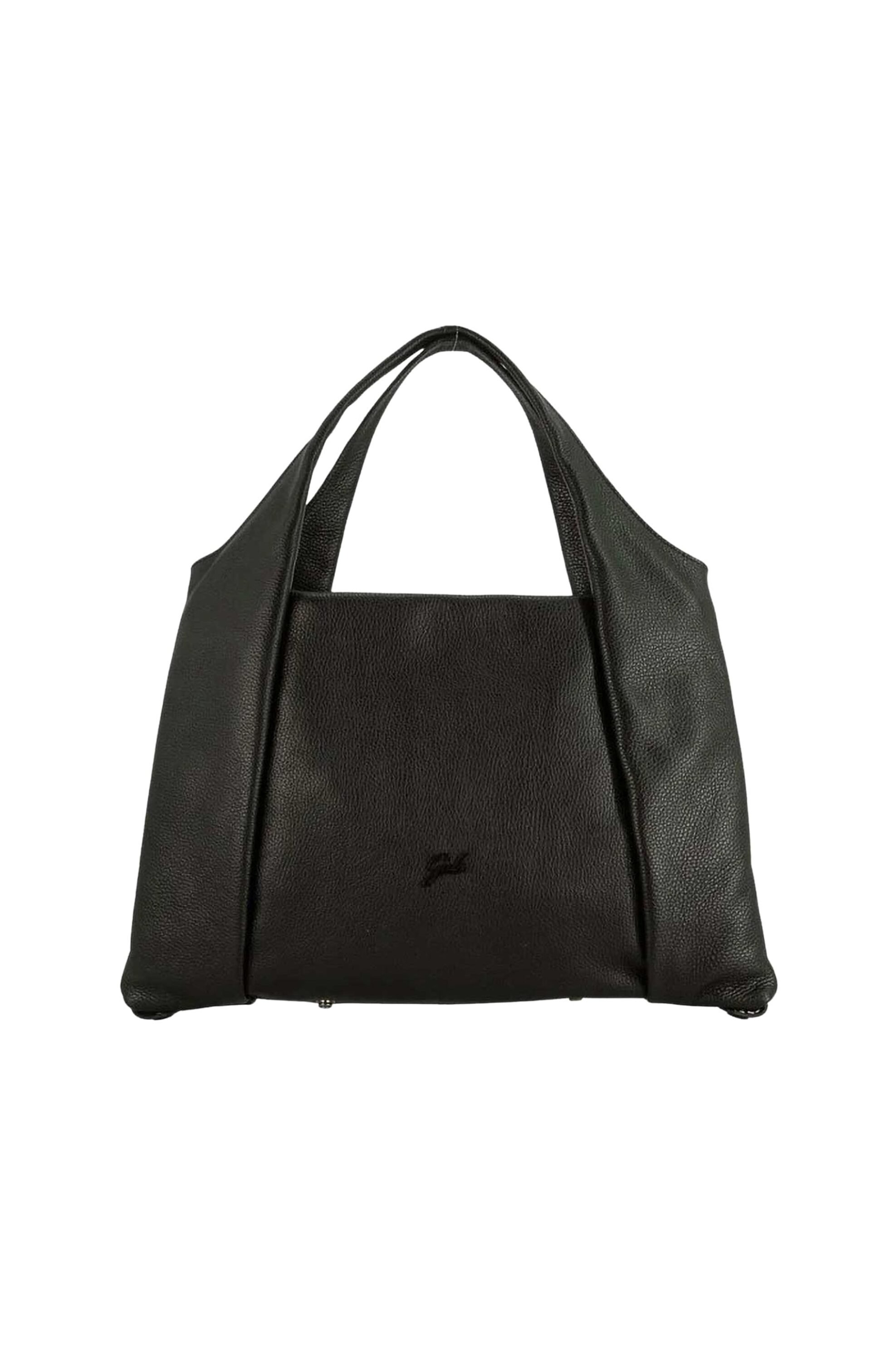 GABS Gabs γυναικεία shopper bag μονόχρωμη με ανάγλυφο λογότυπο "Zeynep L" - G012130T3X2428 Μαύρο