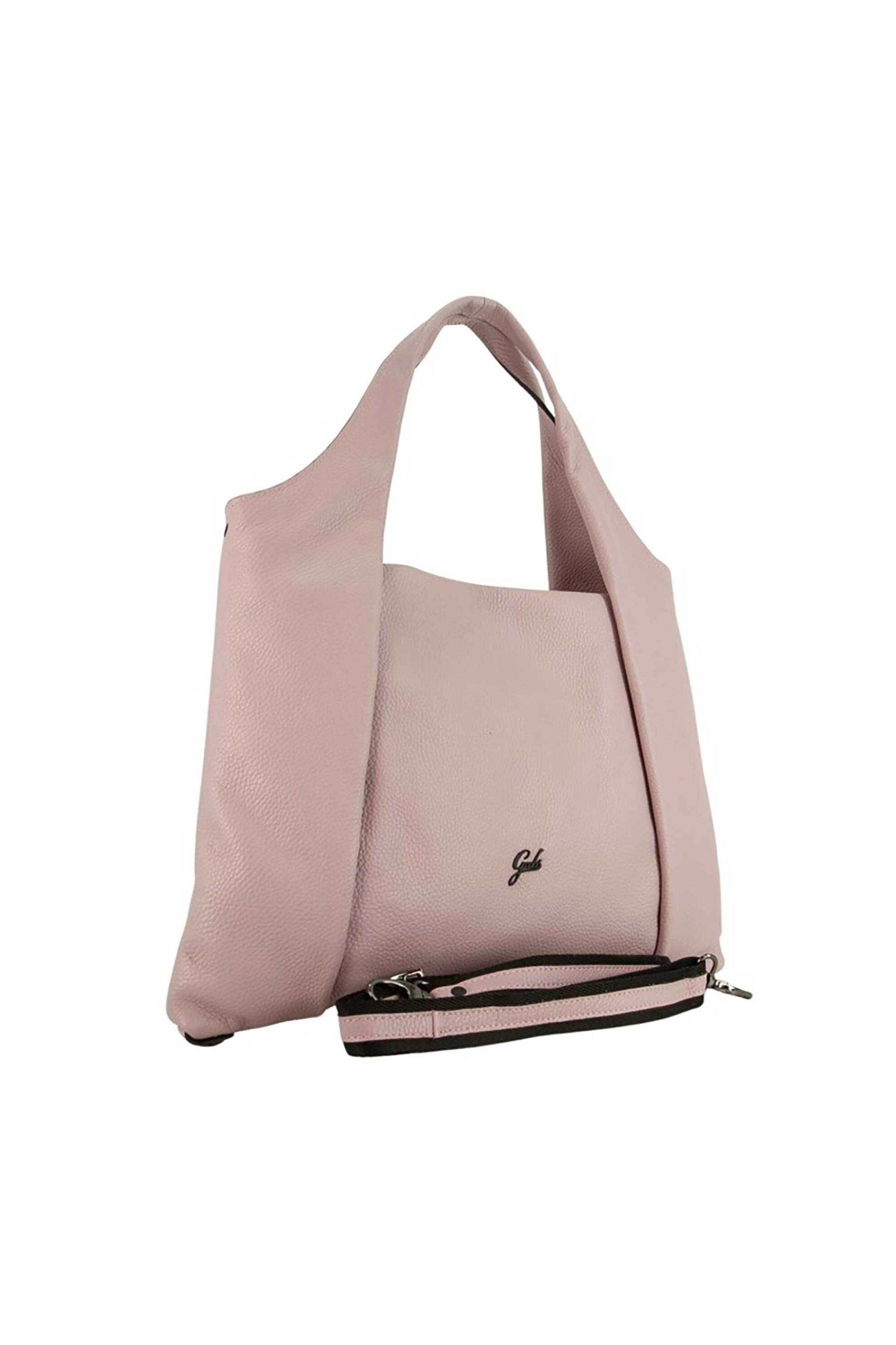 Gabs γυναικεία shopper bag μονόχρωμη με ανάγλυφο λογότυπο 