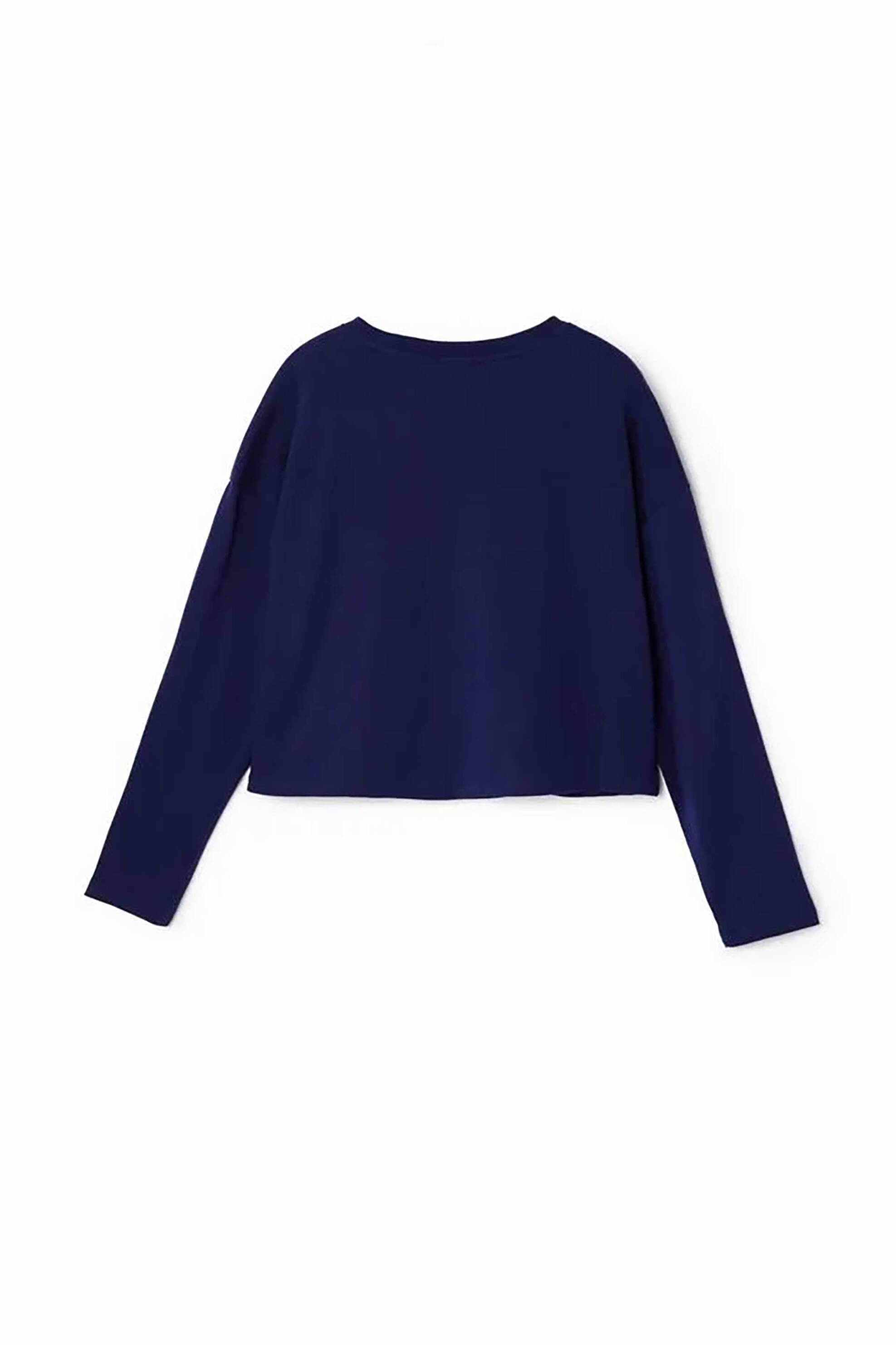 Desigual παιδική μακρυμάνικη μπλούζα με πουά σχέδιο - 24WGTK01 Μπλε Σκούρο φωτογραφία