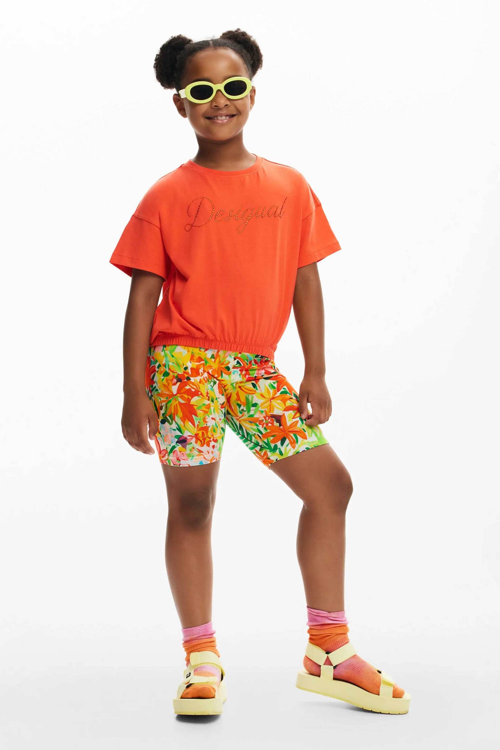 DESIGUAL Desigual παιδικό κολάν με floral print - 25SGKK03 Πολύχρωμο