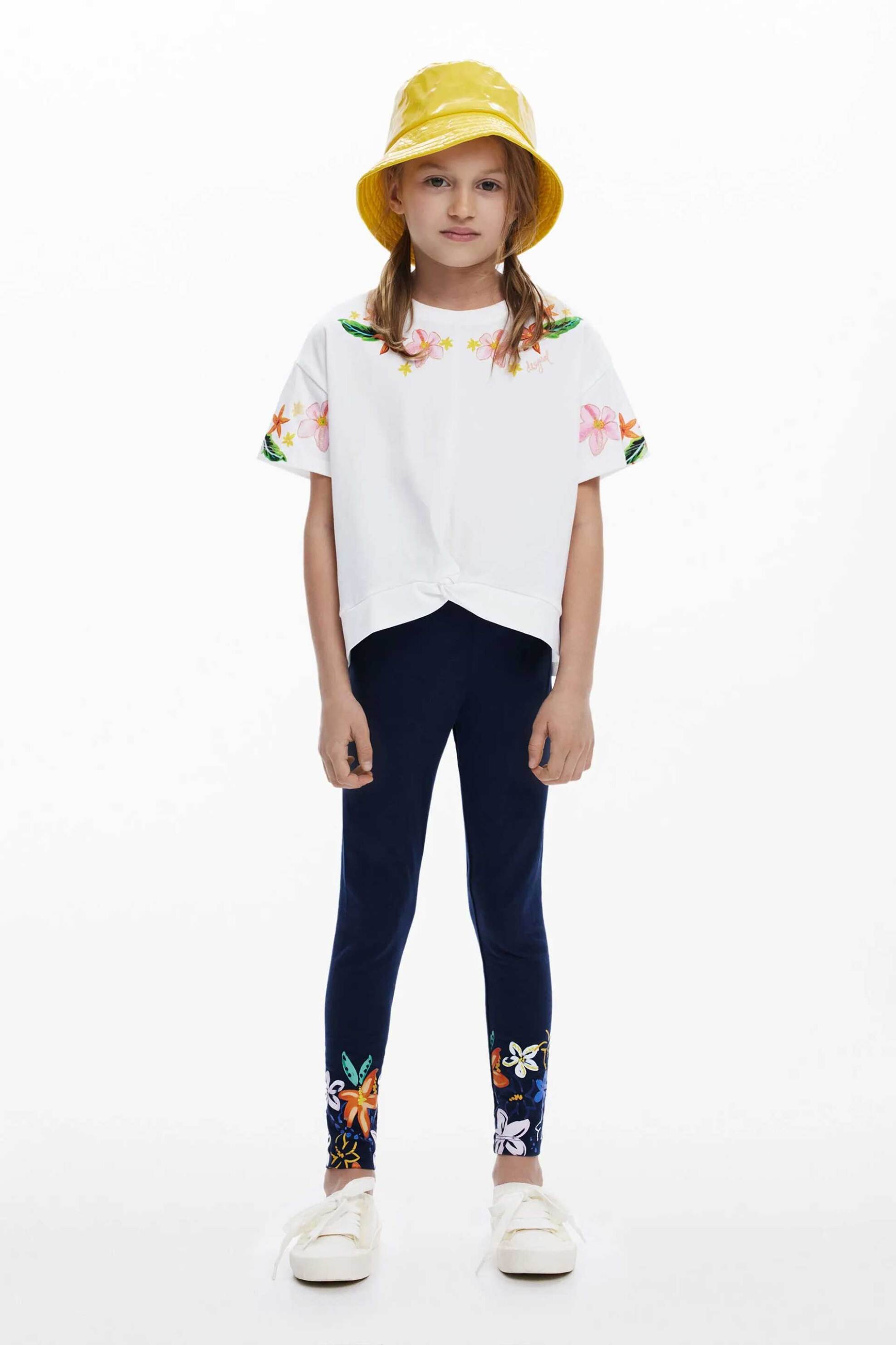 Desigual παιδικό κολάν με print - 25SGKK04 Μπλε Σκούρο