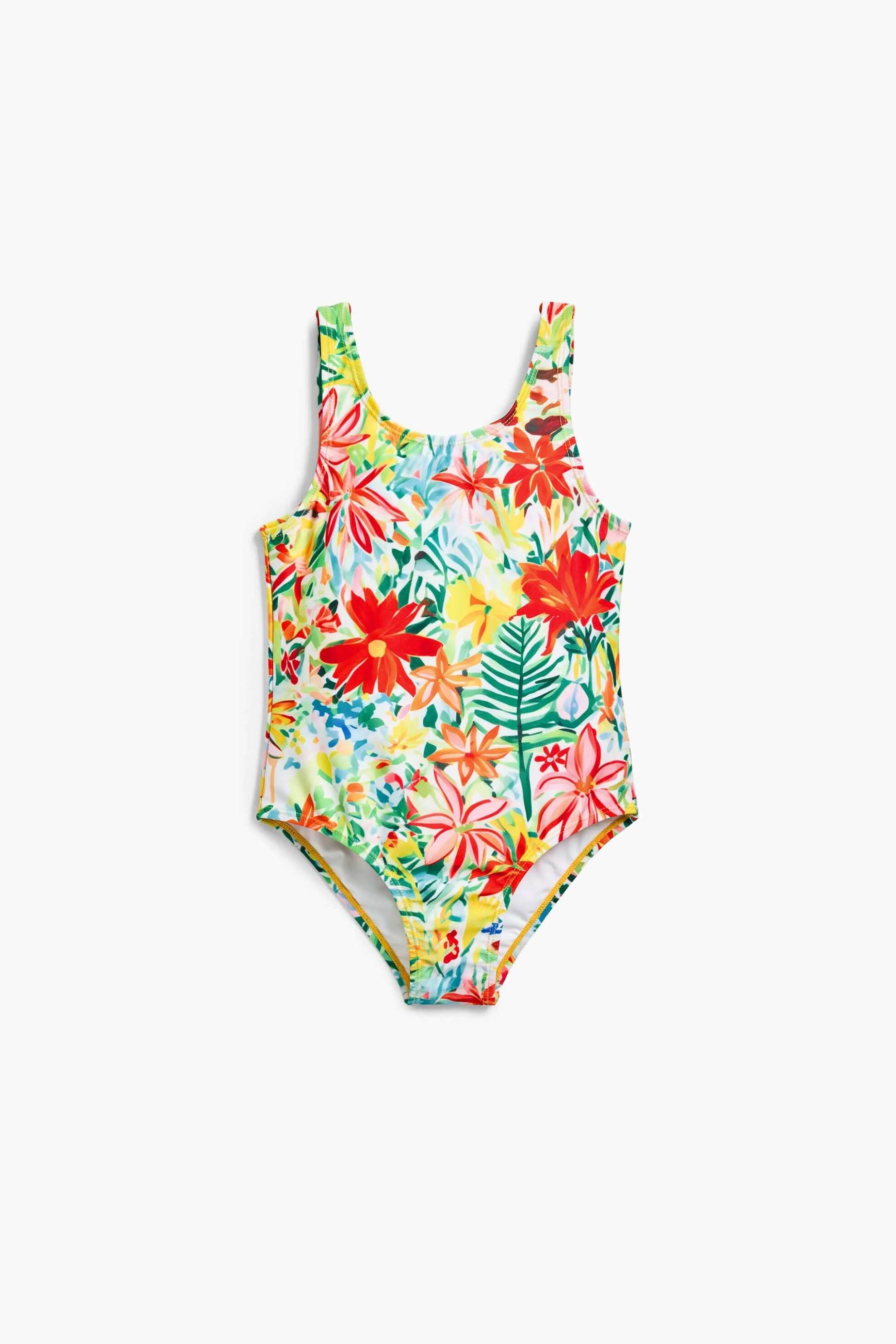 Desigual Παιδικό Ολόσωμο Μαγίο με Floral Print - 25Sgmk03 Πολύχρωμο