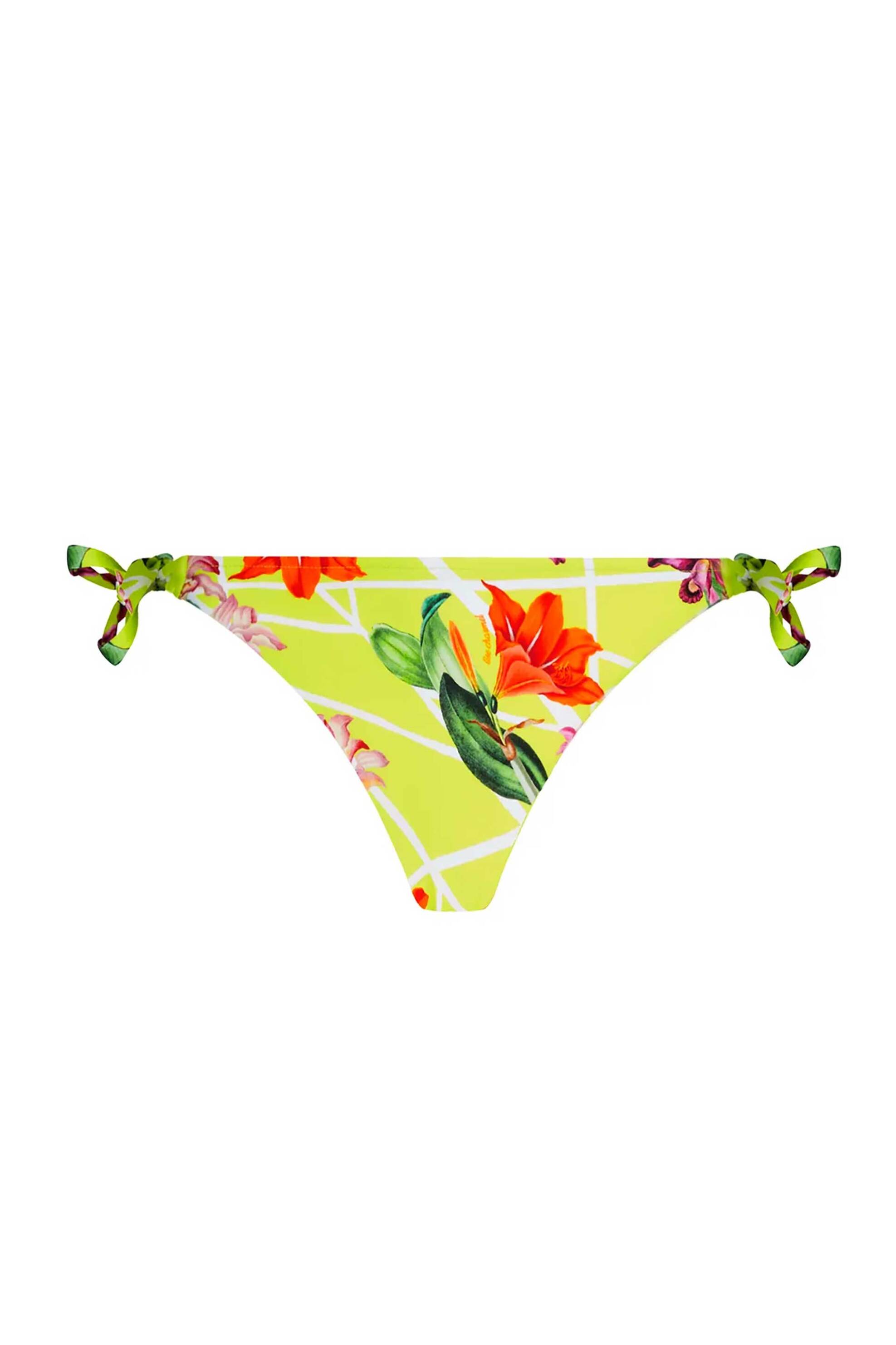 Lise Charmel γυναικείο μαγιό μπικίνι σλιπ με floral print - ABB0193 Πράσινο Lime