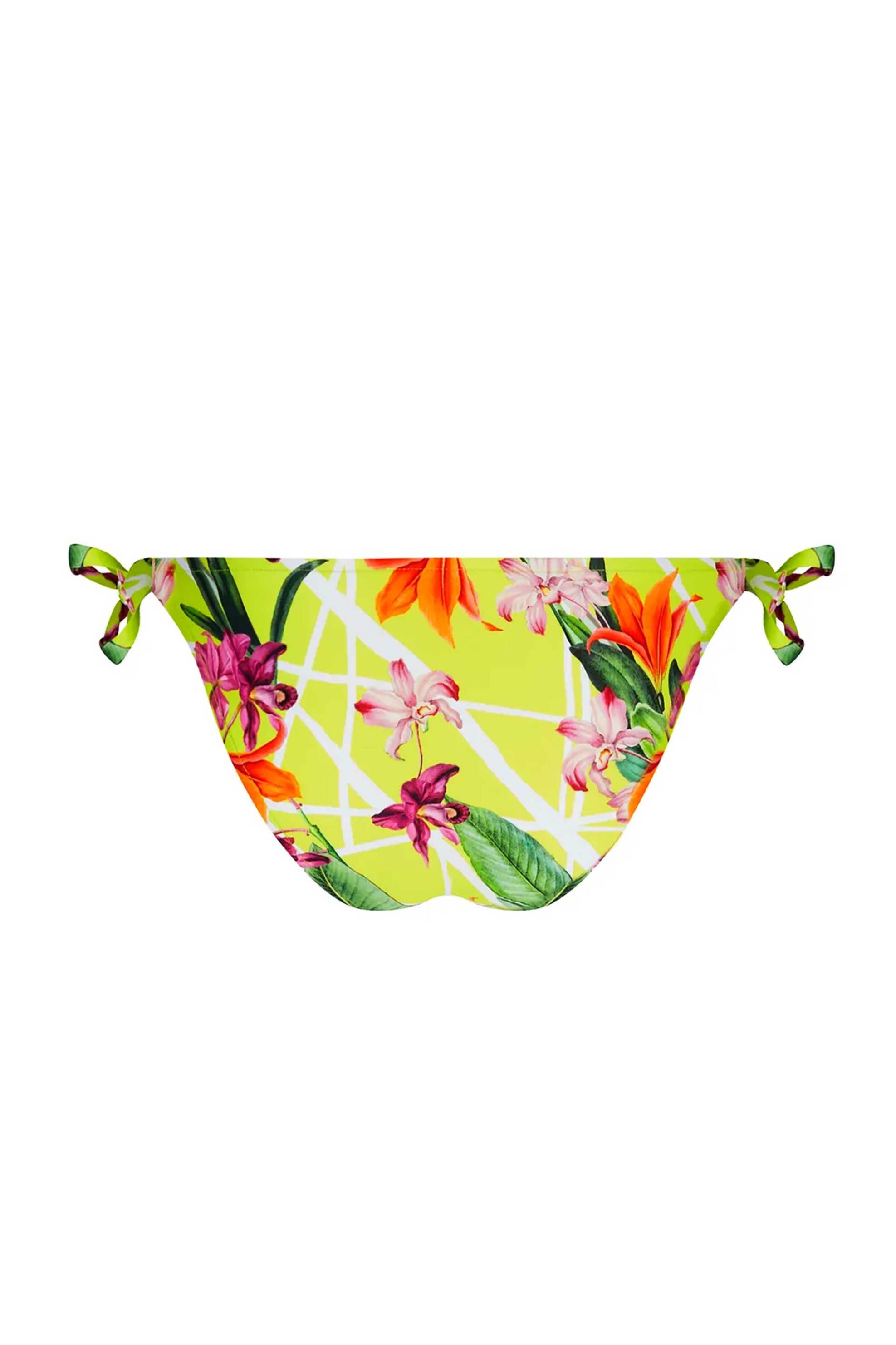 Lise Charmel γυναικείο μαγιό μπικίνι σλιπ με floral print - ABB0193 Πράσινο Lime