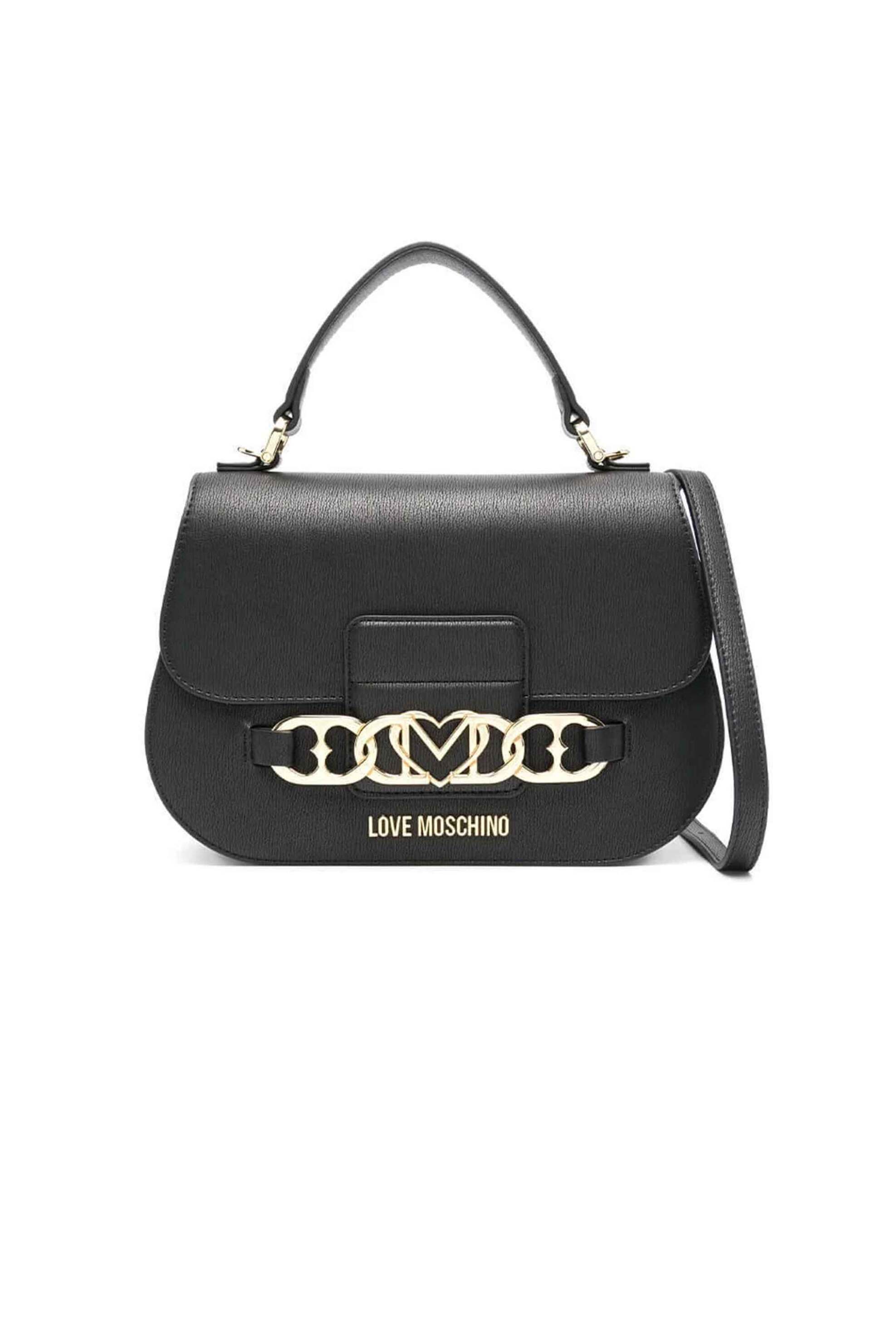 Love Moschino γυναικεία τσάντα χειρός με μεταλλικό σχέδιο και λογότυπο | ONE SIZE