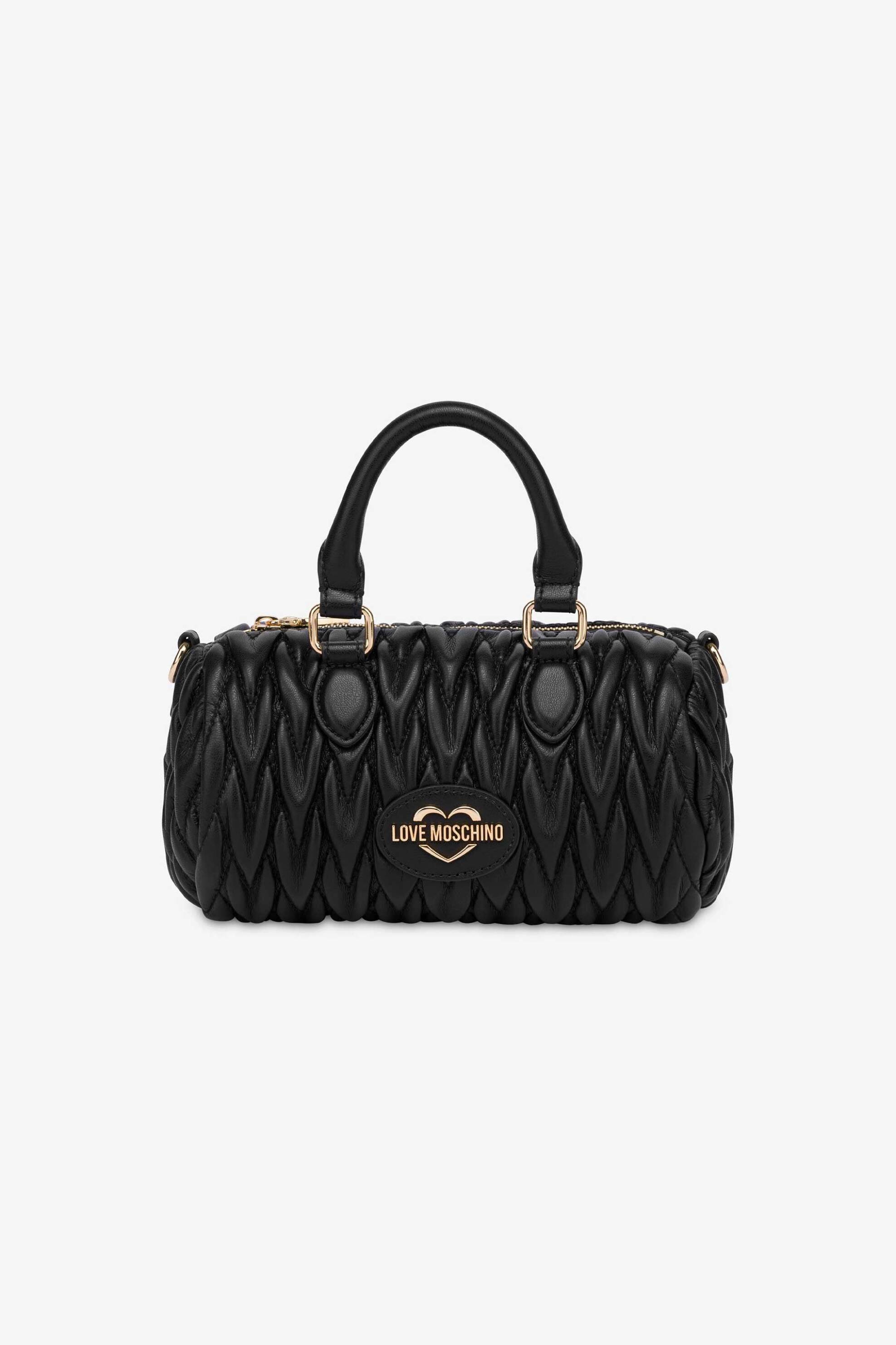 Love Moschino γυναικεία τσάντα χειρός καπιτονέ - JC4012PP1NLH0 Μαύρο