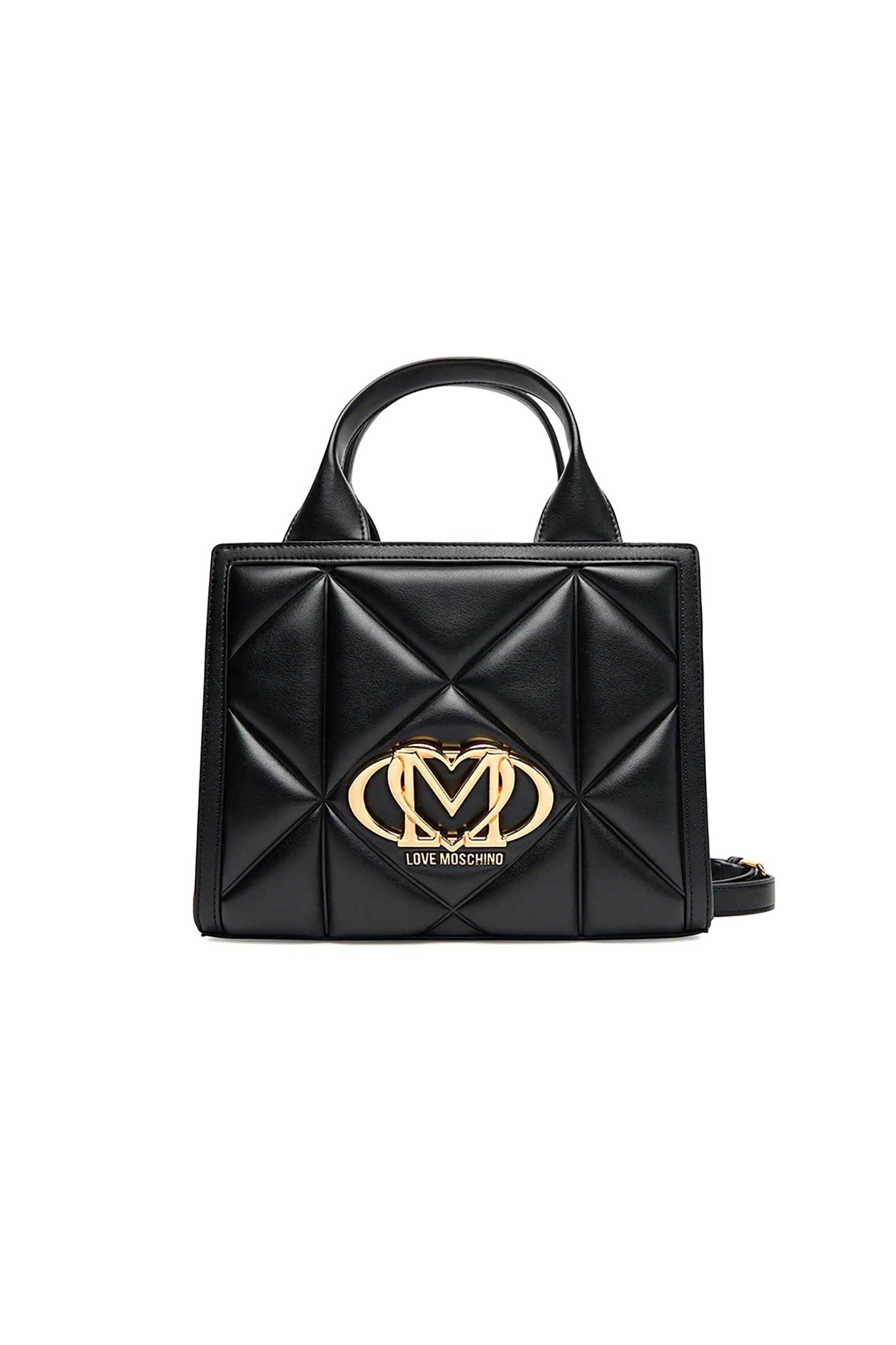 Love Moschino γυναικεία τσάντα χειρός καπιτονέ - JC4081PP1NLC0 Μαύρο