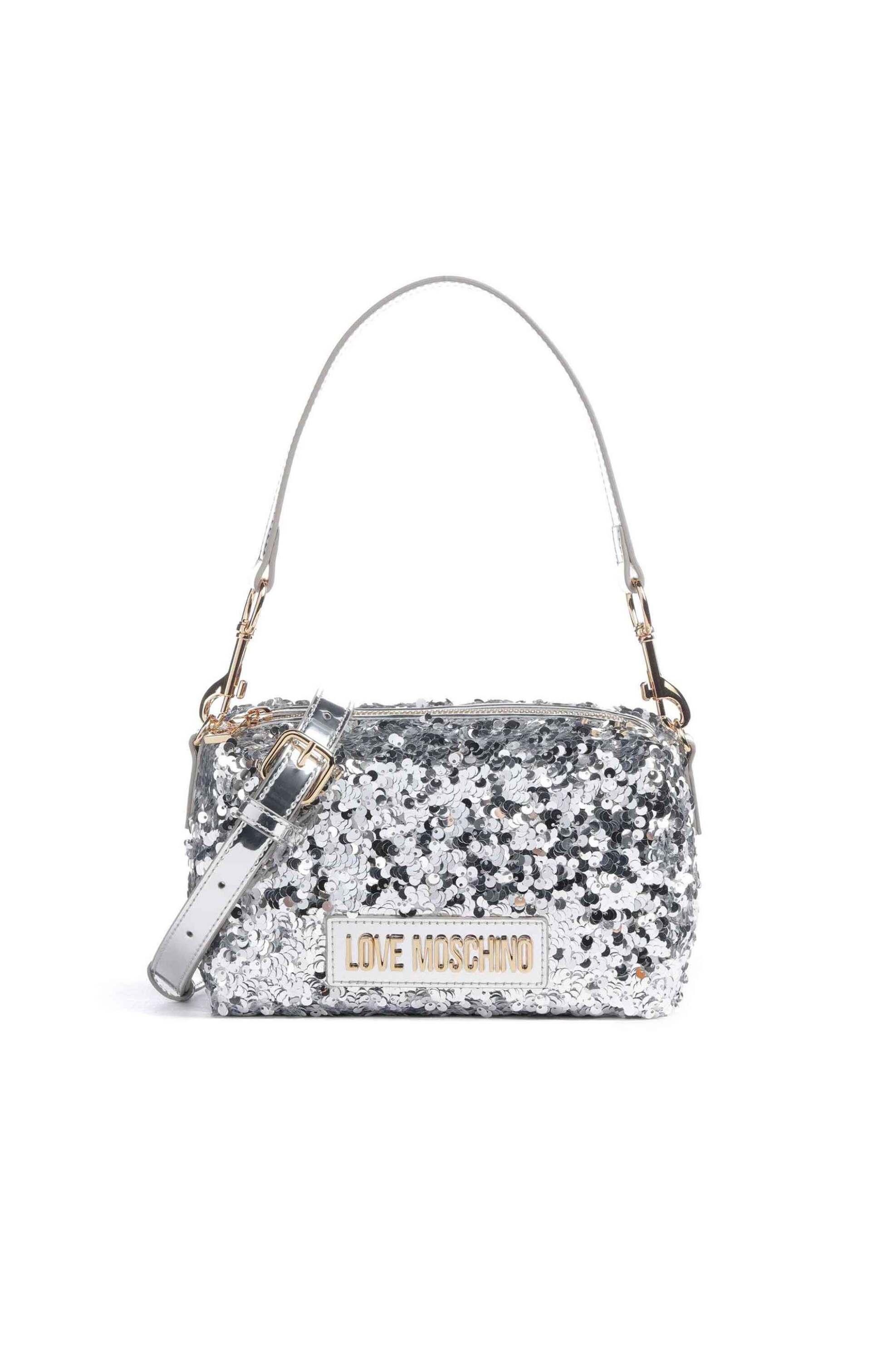 Γυναικεία αξεσουάρ love moschino σε ασημι