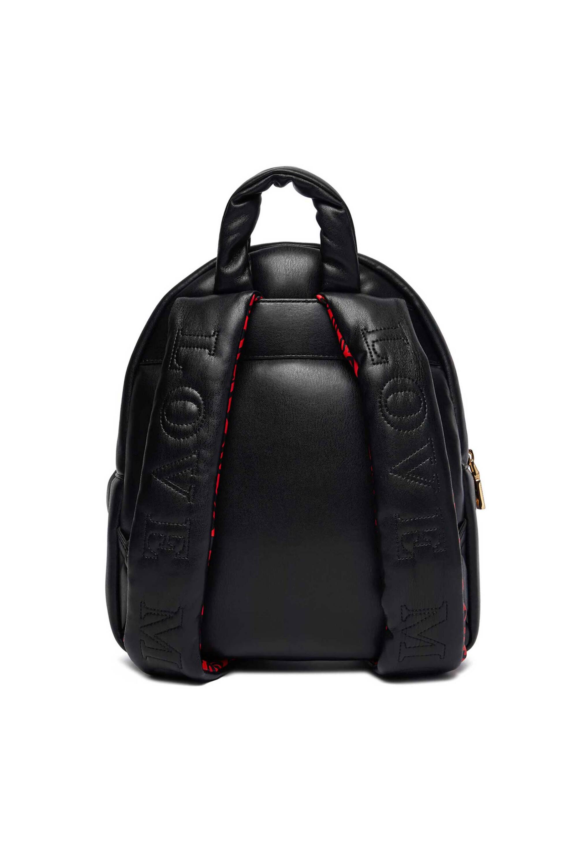 Love Moschino γυναικείo backpack καπιτονέ με μεταλλικό λογότυπο - JC4324PP0NKM1 Μαύρο φωτογραφία