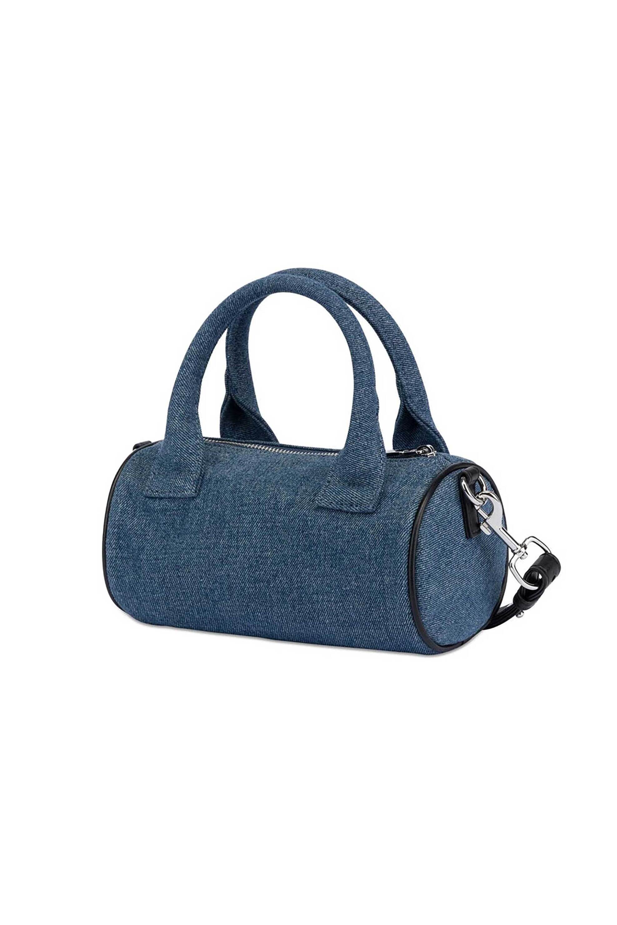 LOVE MOSCHINO Love Moschino γυναικεία denim τσάντα χειρός με λογότυπο - JC4061PP1OLG1 Denim Blue Σκούρο - 2