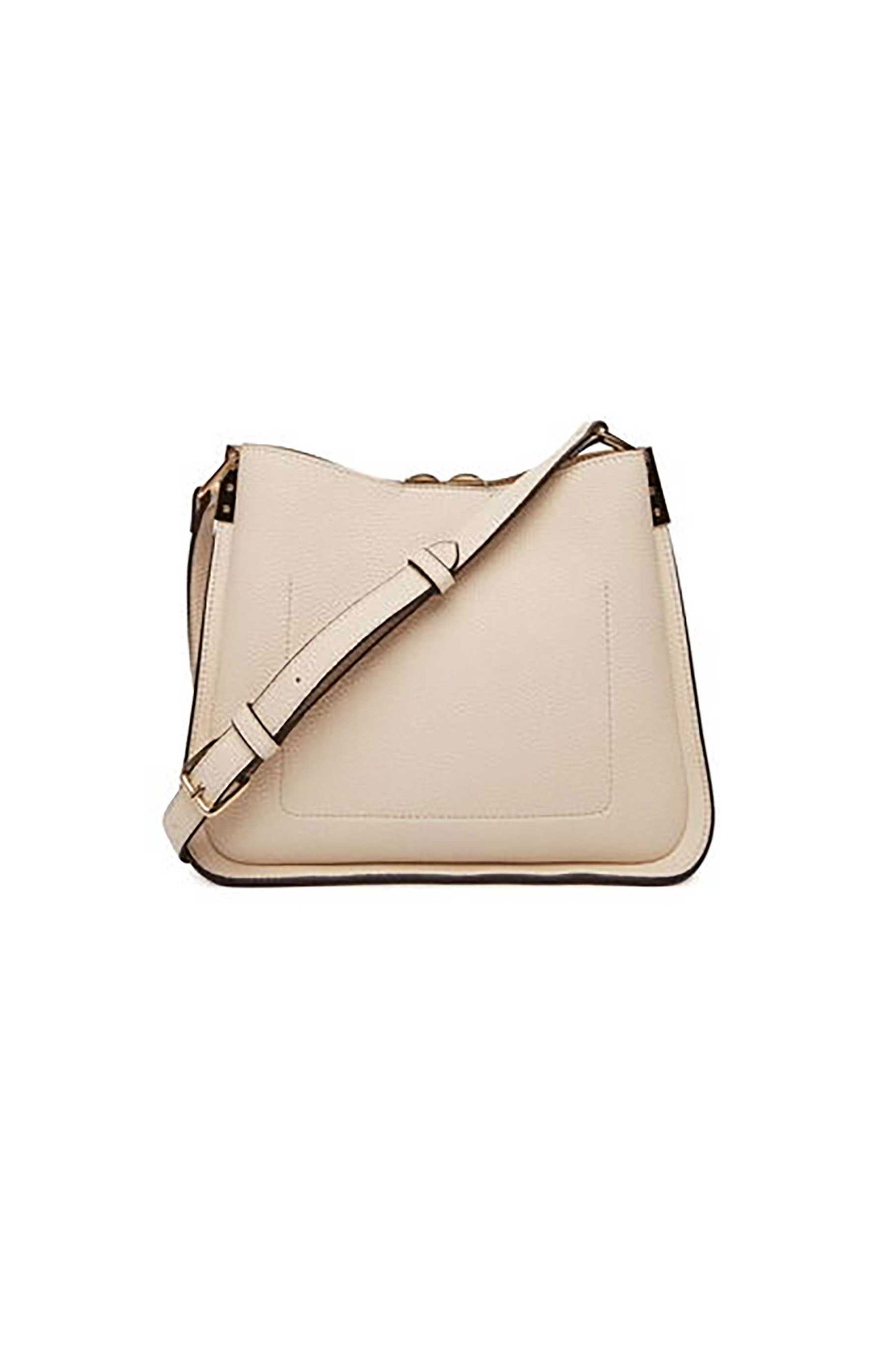 LOVE MOSCHINO Love Moschino γυναικεία τσάντα crossbody με μεταλλικό λογότυπο - JC4127PP1OLM0 Εκρού - 3