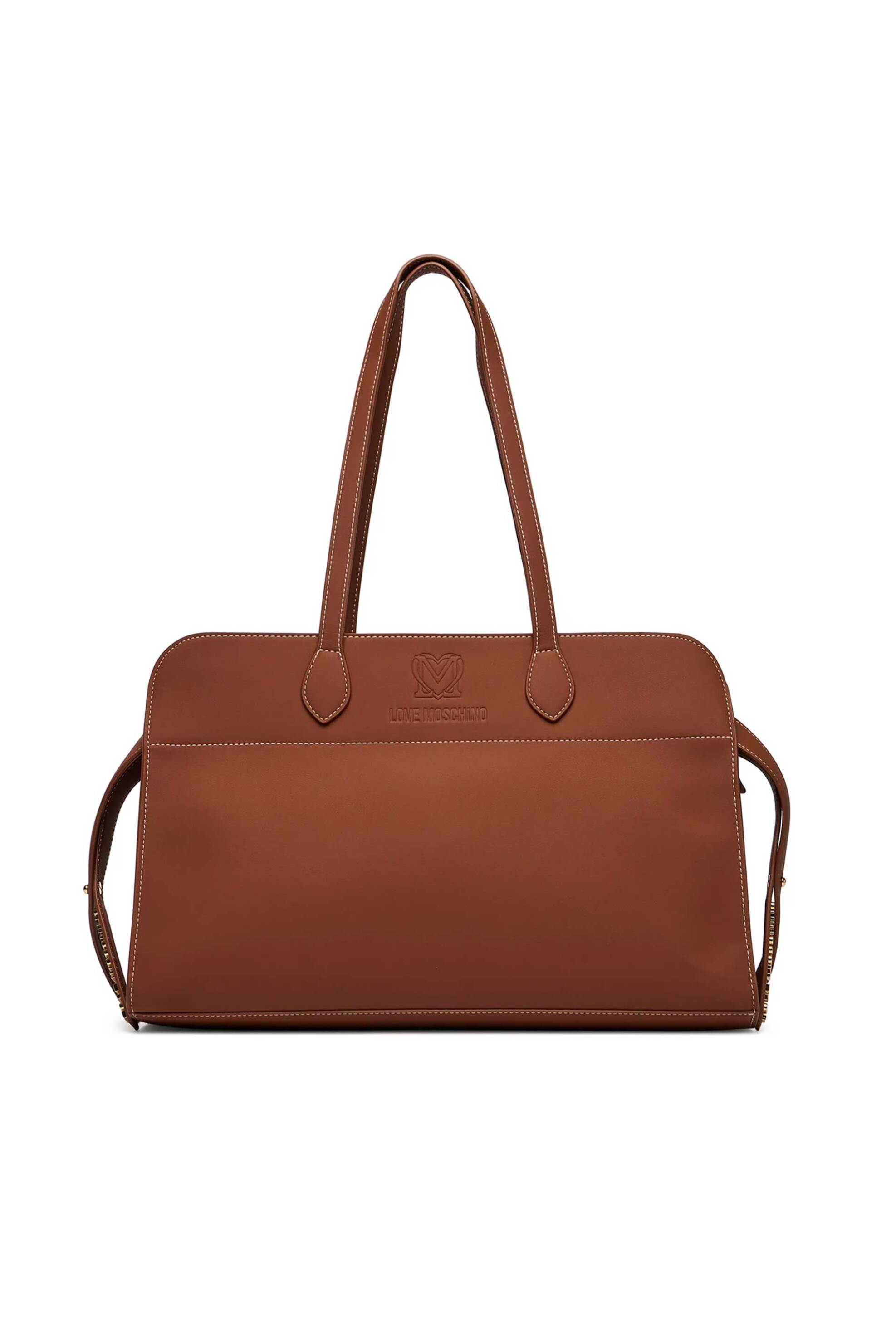 LOVE MOSCHINO Love Moschino γυναικεία τσάντα tote με ανάγλυφο λογότυπο - JC4271PP0OKI0 Ταμπά