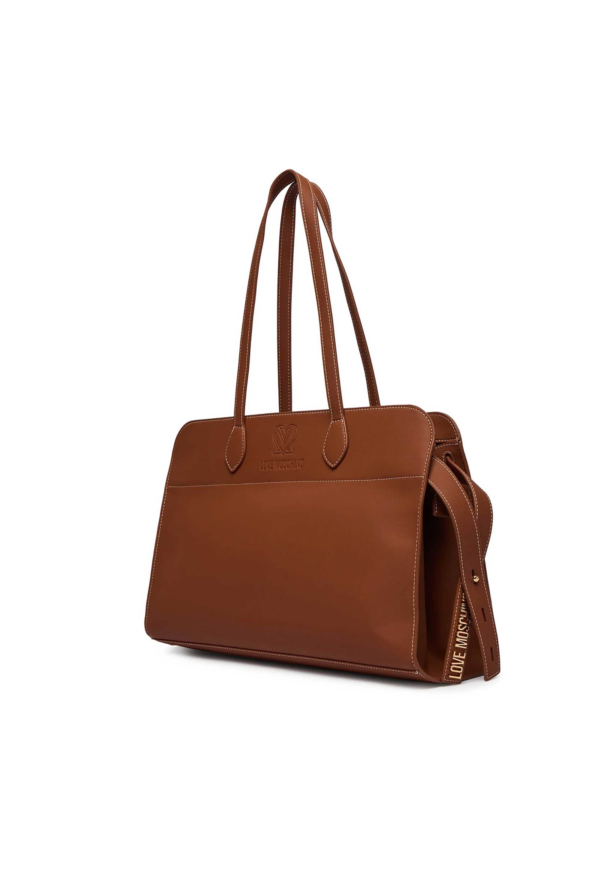 Love Moschino γυναικεία τσάντα tote με ανάγλυφο λογότυπο - JC4271PP0OKI0 Ταμπά