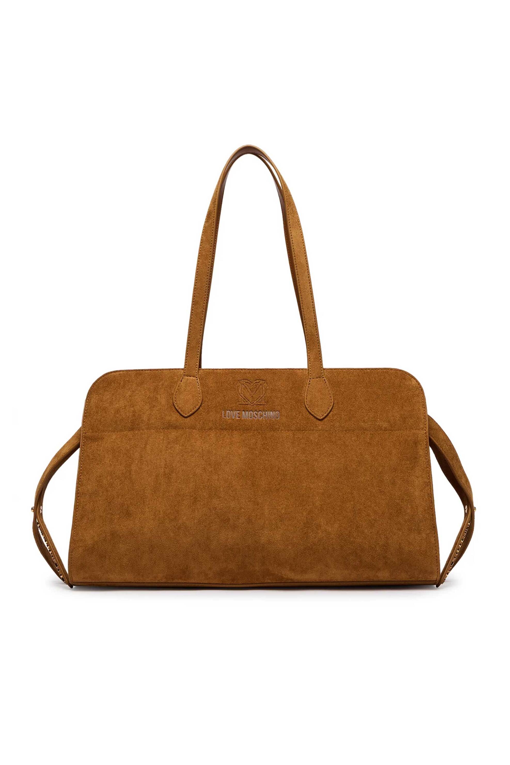 LOVE MOSCHINO Love Moschino γυναικεία τσάντα tote με ανάγλυφο λογότυπο - JC4271PP0OKJ0 Ταμπά