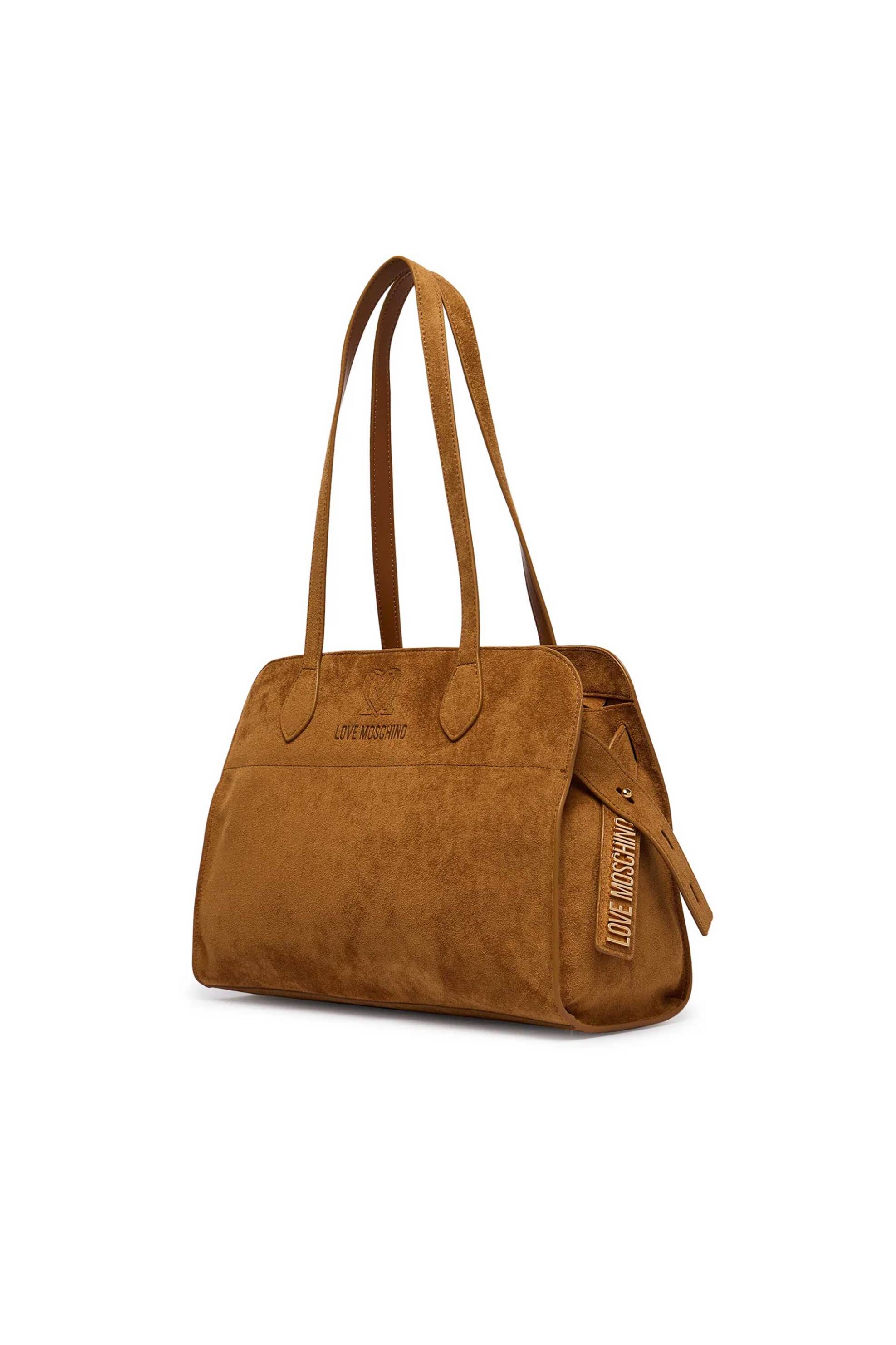 LOVE MOSCHINO Love Moschino γυναικεία τσάντα tote με ανάγλυφο λογότυπο - JC4272PP0OKJ0 Ταμπά - 2