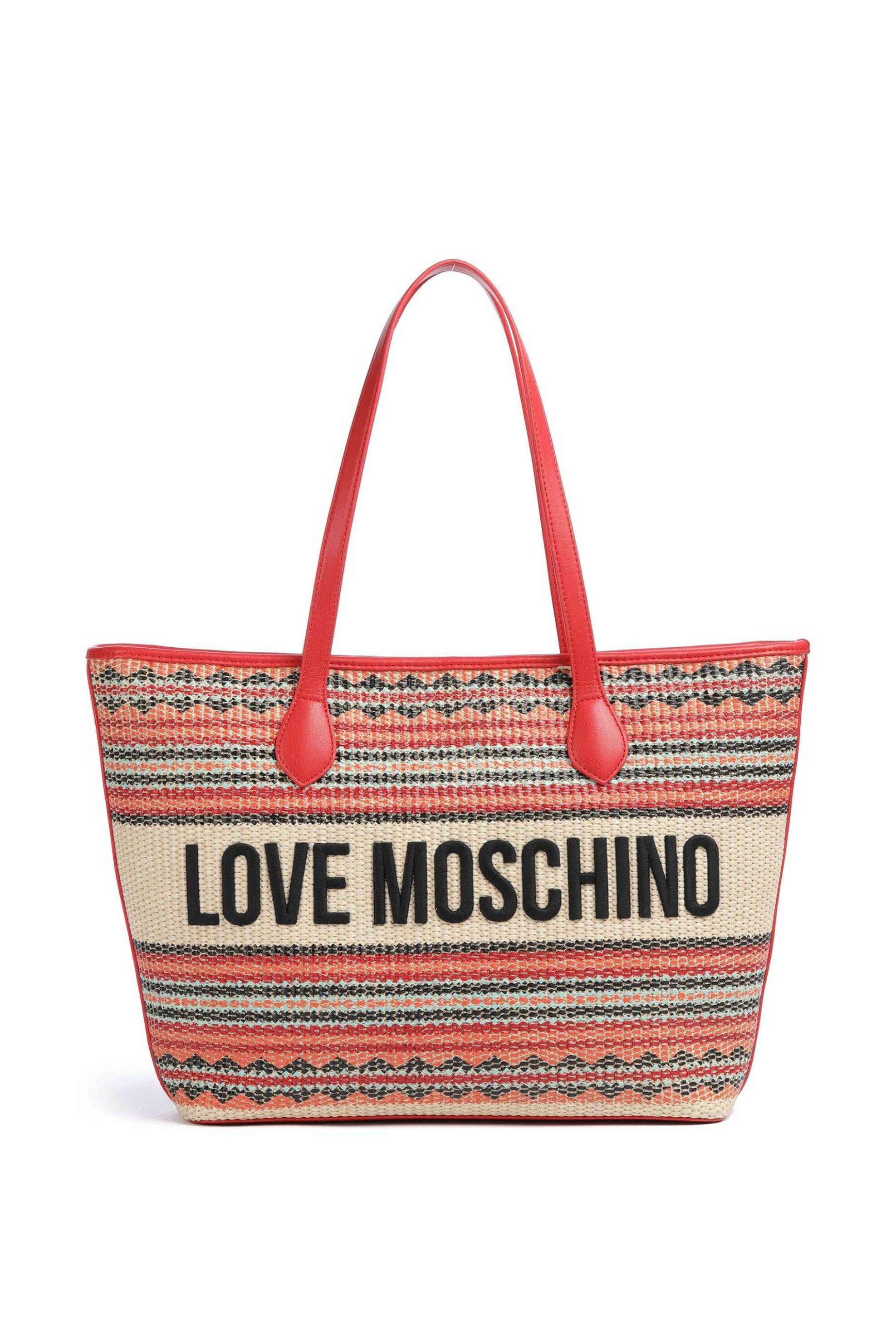 Love Moschino γυναικεία τσάντα tote με λογότυπο - JC4348PP0OKN3 Κόκκινο