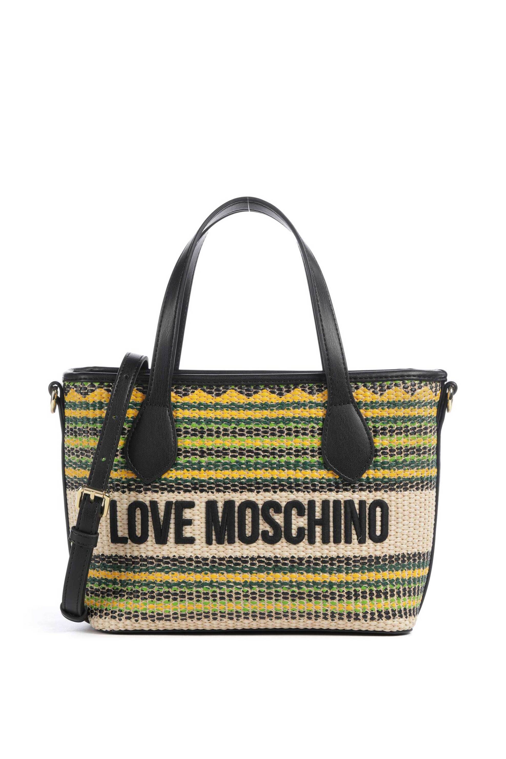 LOVE MOSCHINO Love Moschino γυναικεία τσάντα tote με λογότυπο - JC4349PP0OKN3 Πράσινο
