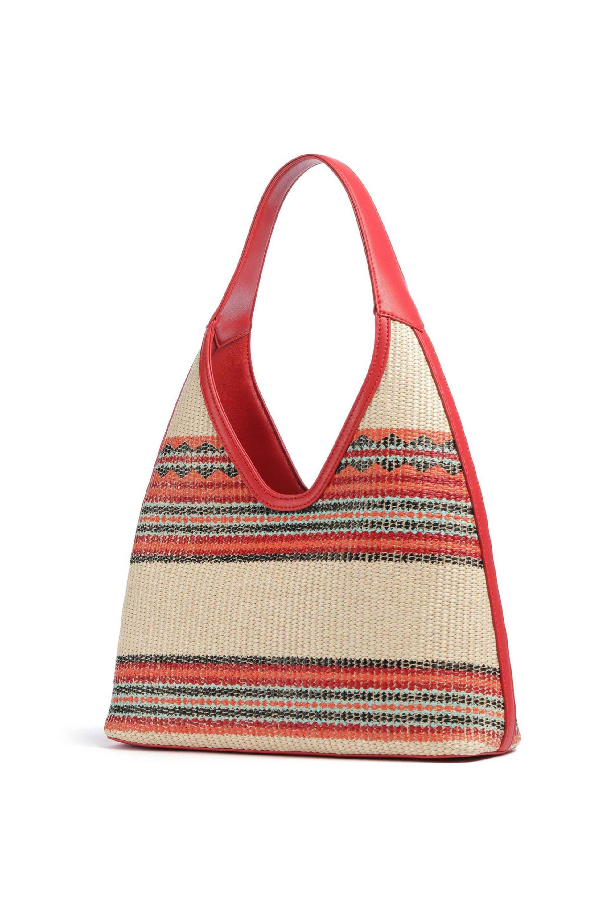 Love Moschino γυναικεία τσάντα hobo με λογότυπο - JC4350PP0OKN3 Κόκκινο