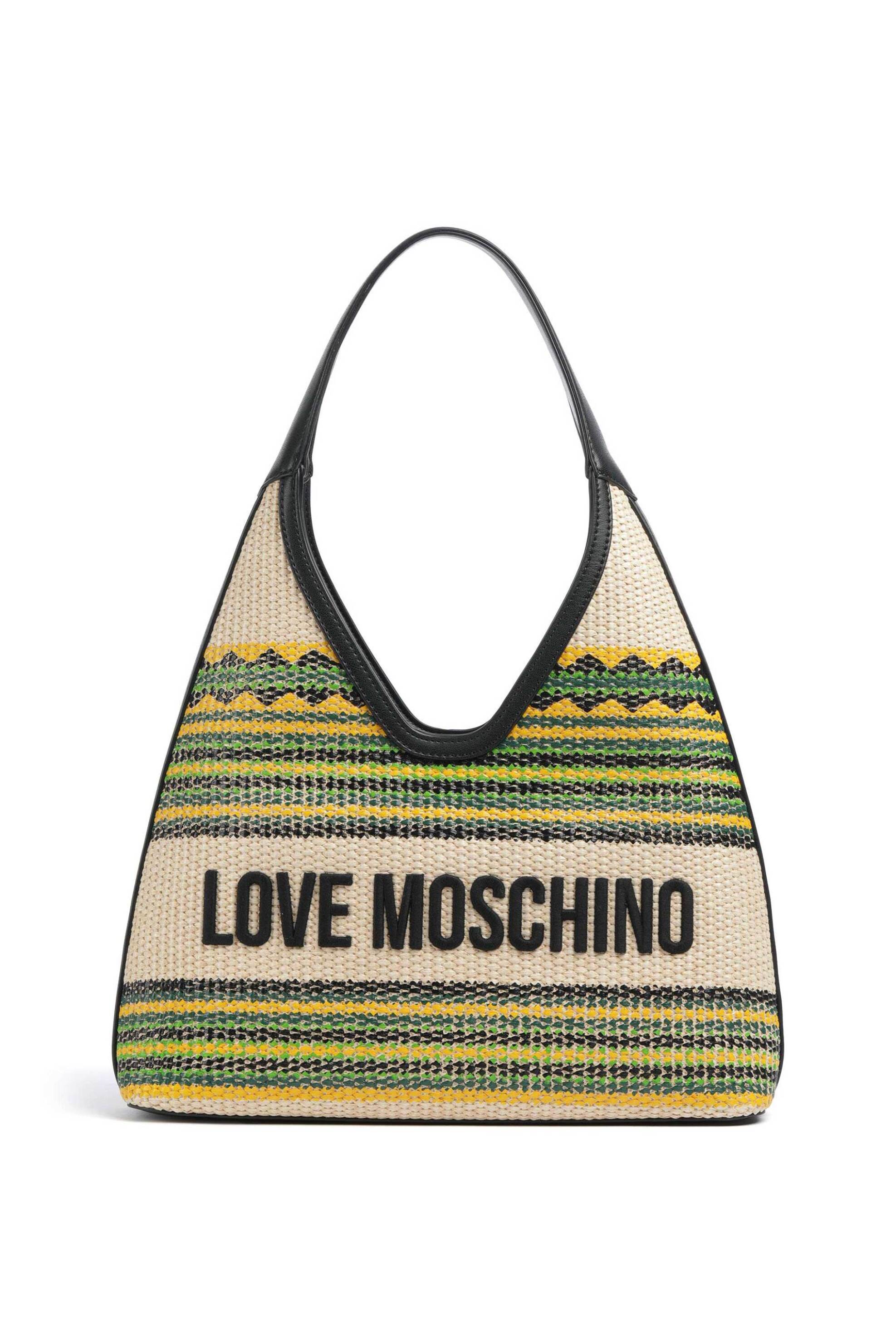 Love Moschino γυναικεία τσάντα hobo με λογότυπο - JC4350PP0OKN3 Πράσινο