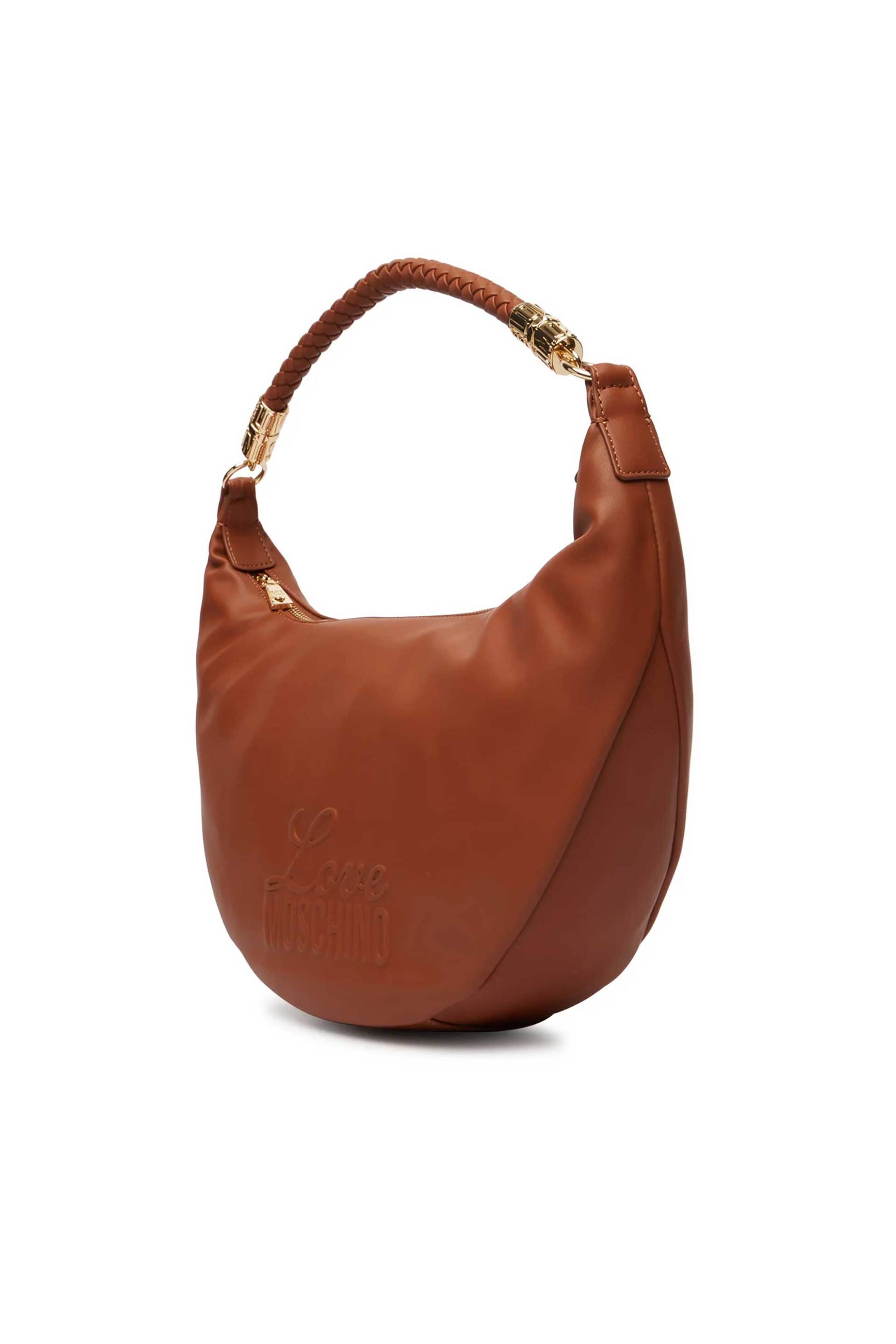 Love Moschino γυναικεία τσάντα hobo με ανάγλυφο λογότυπο - JC4222PP0OKA0 Ταμπά