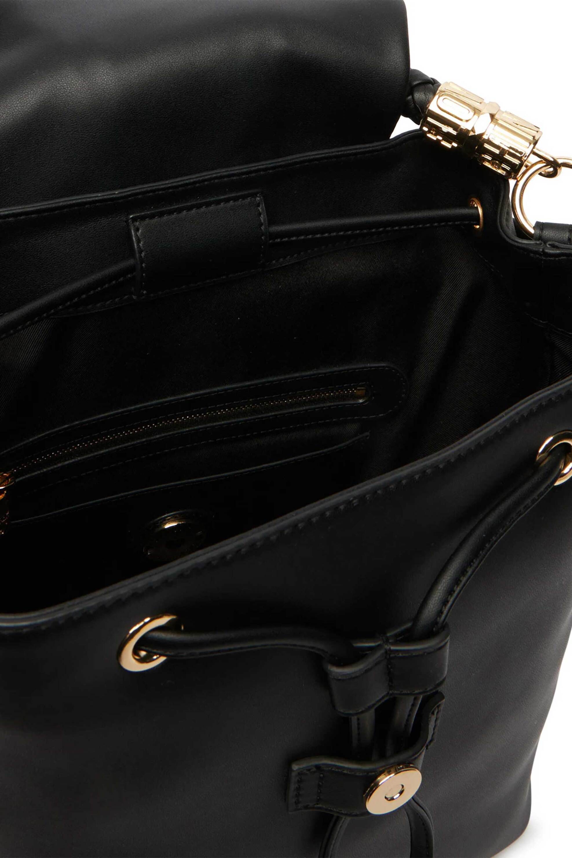 LOVE MOSCHINO Love Moschino γυναικείο backpack με ανάγλυφο λογότυπο - JC4224PP0OKA0 Μαύρο - 4