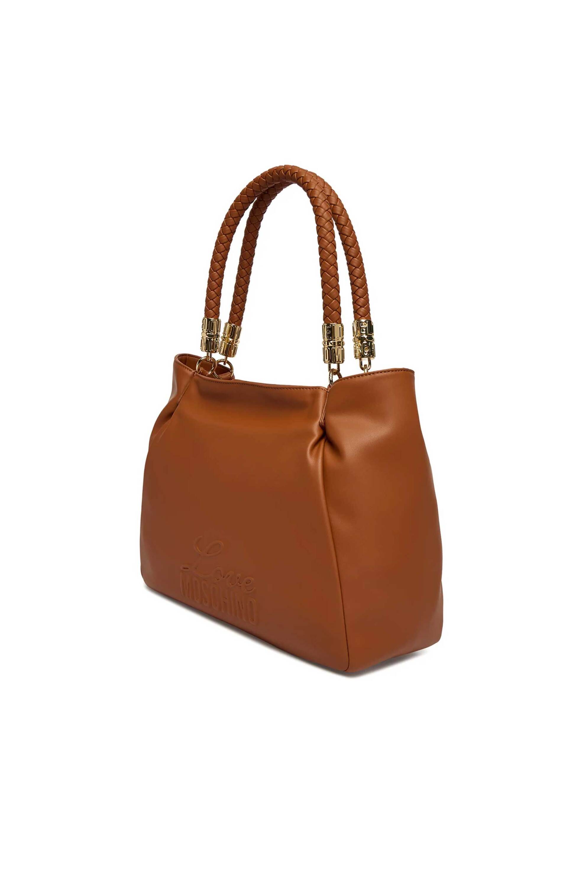 LOVE MOSCHINO Love Moschino γυναικεία τσάντα tote με ανάγλυφο λογότυπο - JC4225PP0OKA0 Ταμπά - 2