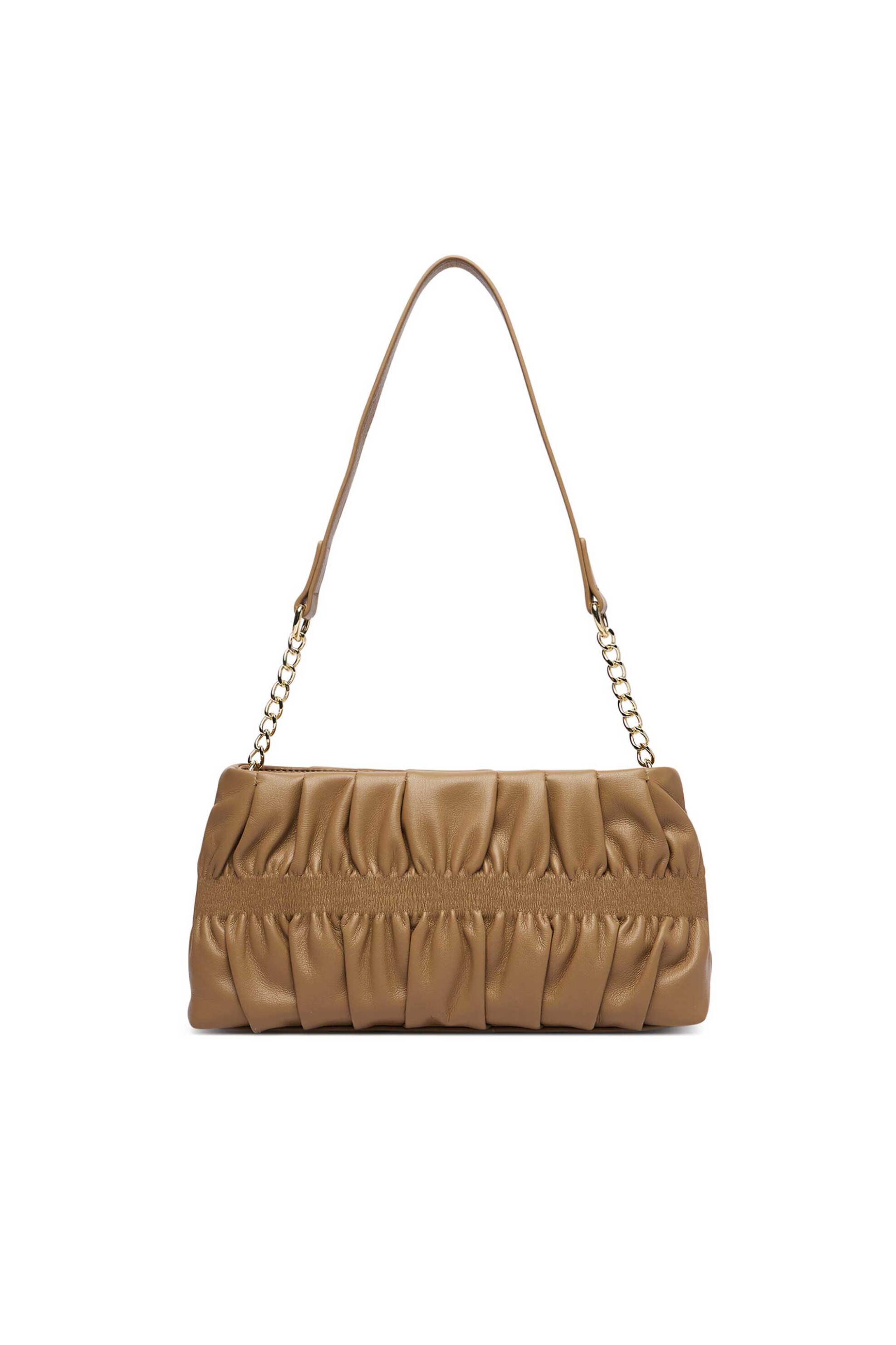 LOVE MOSCHINO Love Moschino γυναικεία τσάντα ώμου με αλυσίδα - JC4089PP1PLU0 Μπεζ - 3