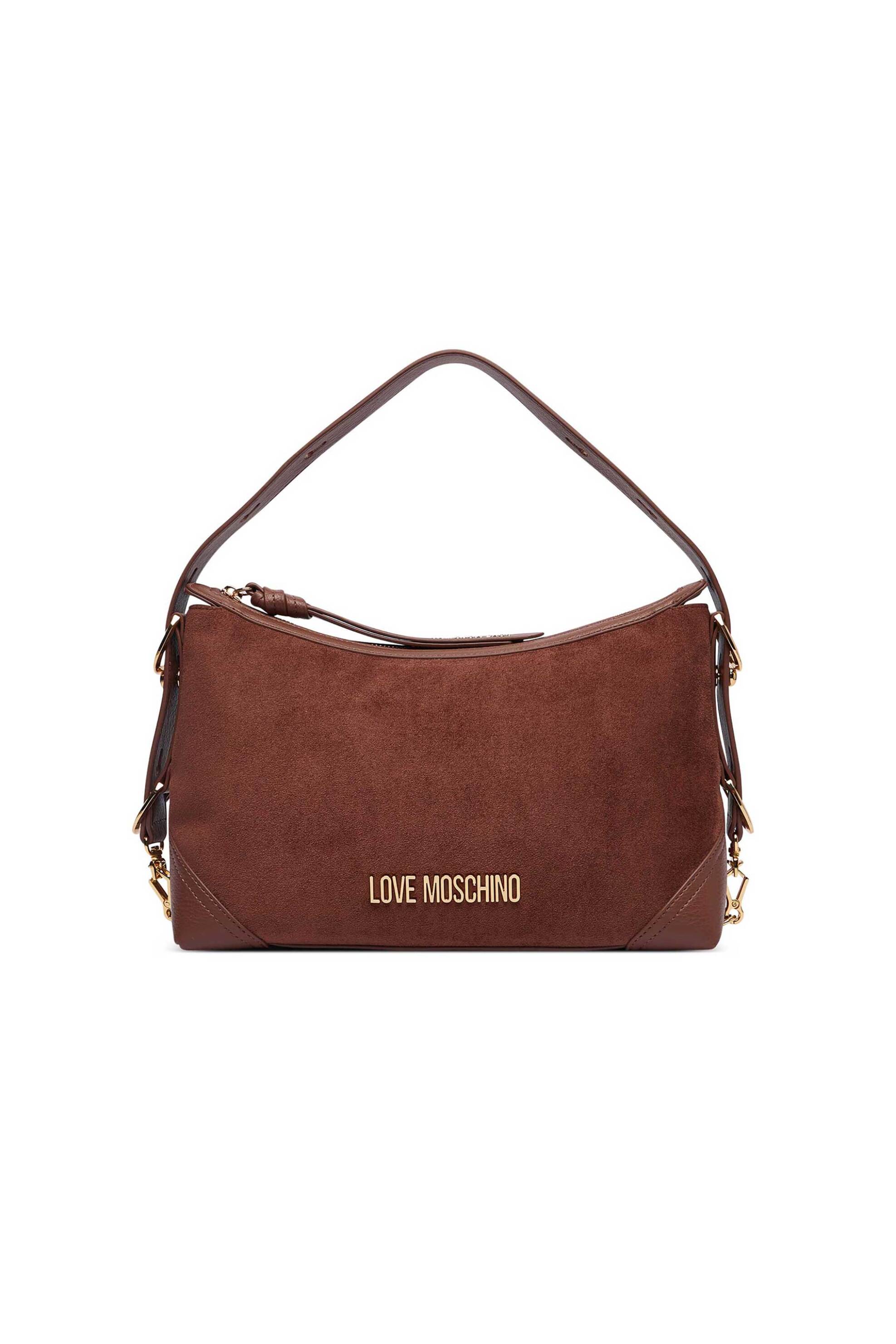 Love Moschino γυναικεία τσάντα ώμου με μεταλλικό λογότυπο - JC4091PP1PLD1 Ταμπά