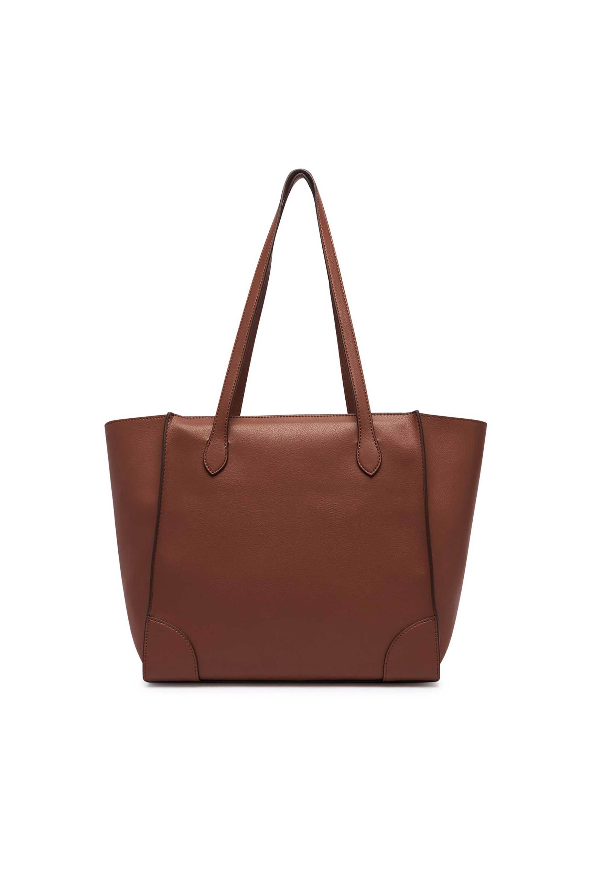 LOVE MOSCHINO Love Moschino γυναικεία τσάντα ώμου tote με μεταλλικές λεπτομέρειες - JC4158PP1PL13 Ταμπά - 3