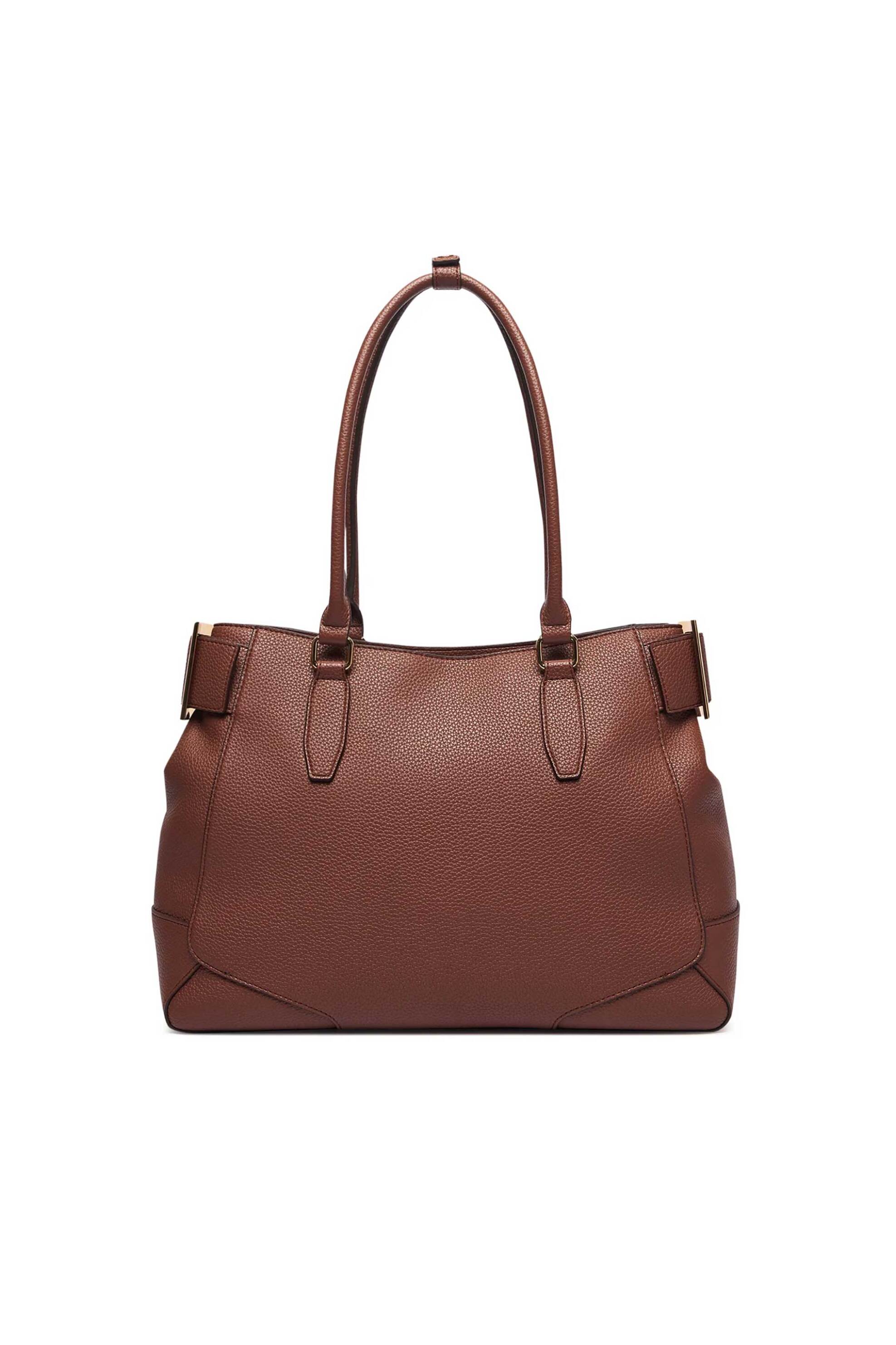 LOVE MOSCHINO Love Moschino γυναικεία τσάντα ώμου με μεταλλικό λογότυπο - JC4095PP1PLT1 Ταμπά - 3