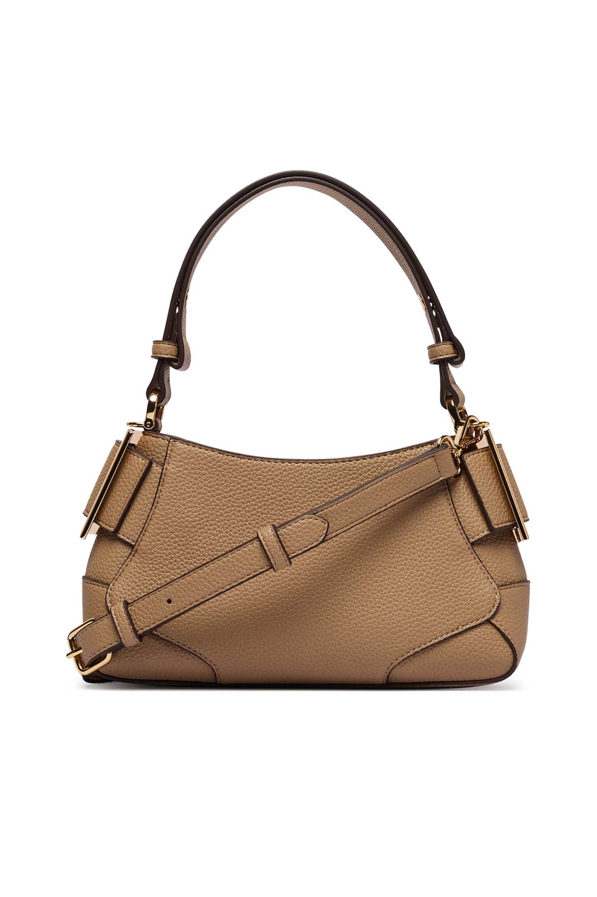 LOVE MOSCHINO Love Moschino γυναικεία τσάντα χειρός με μεταλλικό λογότυπο - JC4098PP1PLT1 Μπεζ - 3